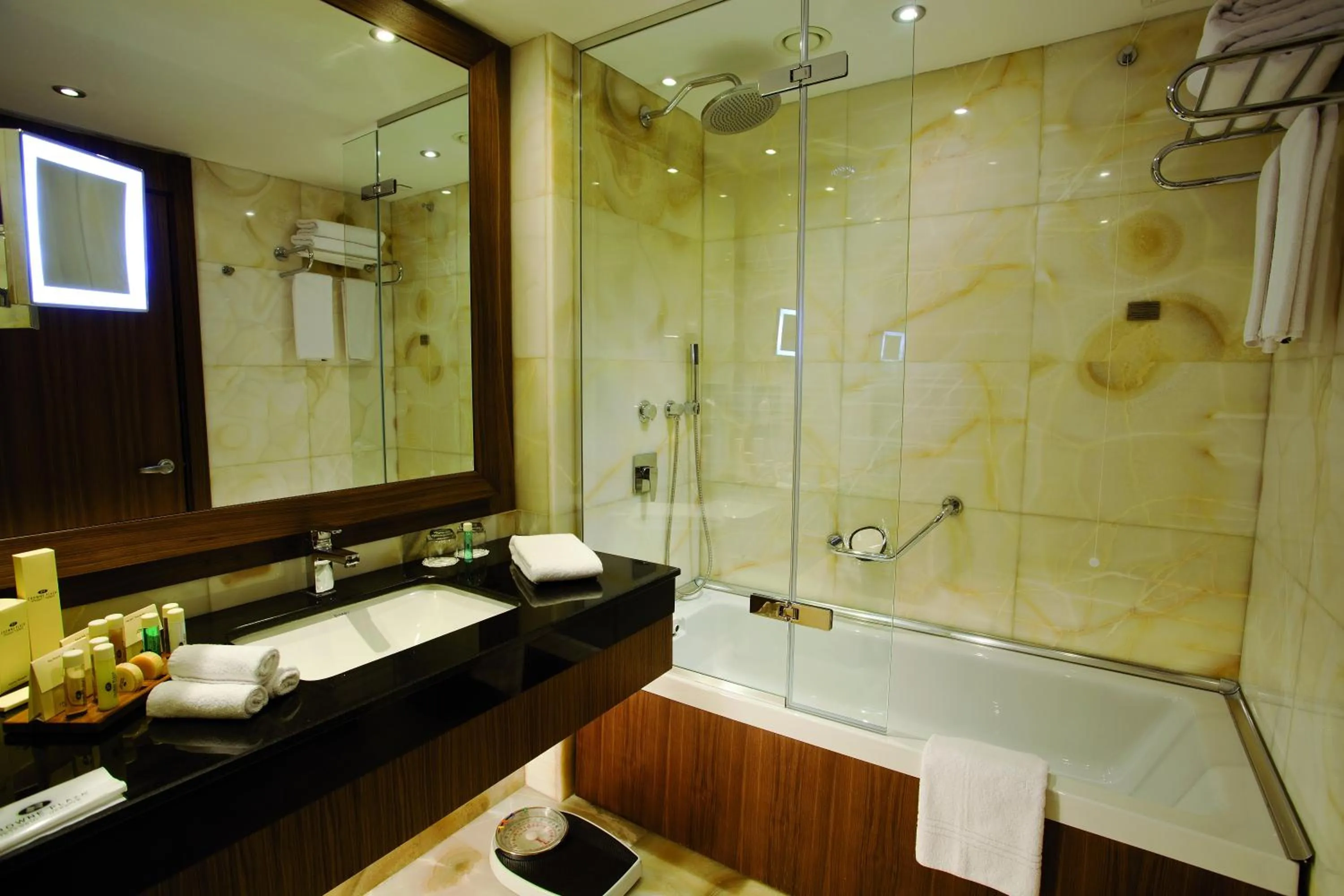 Bathroom in Crowne Plaza Istanbul Harbiye by IHG