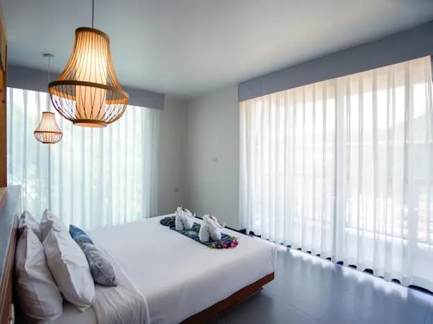 Bedroom, Bed in Peach Blossom Resort & Pool Villa - SHA Plus