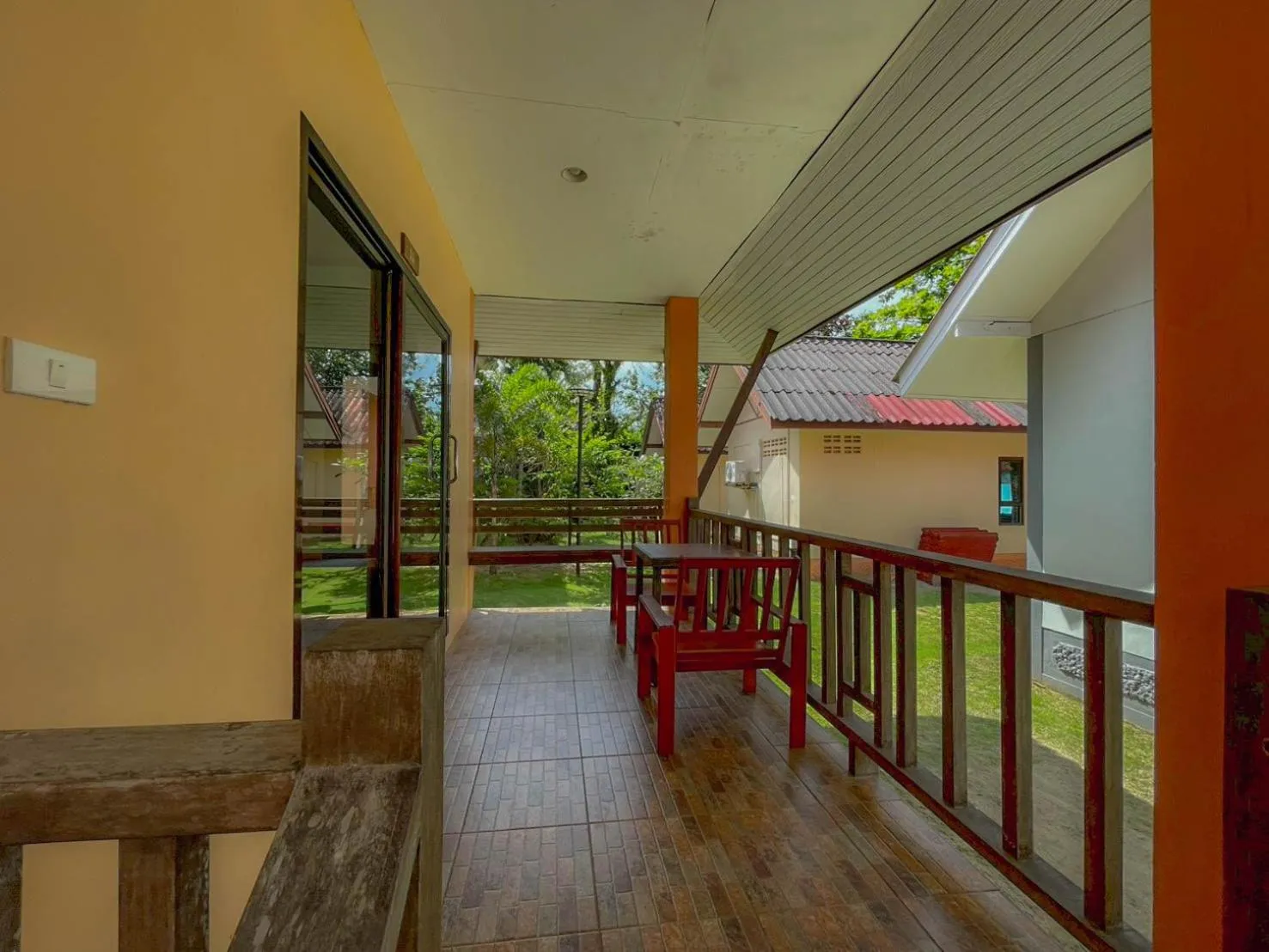 Patio in Kaibae Hut Resort