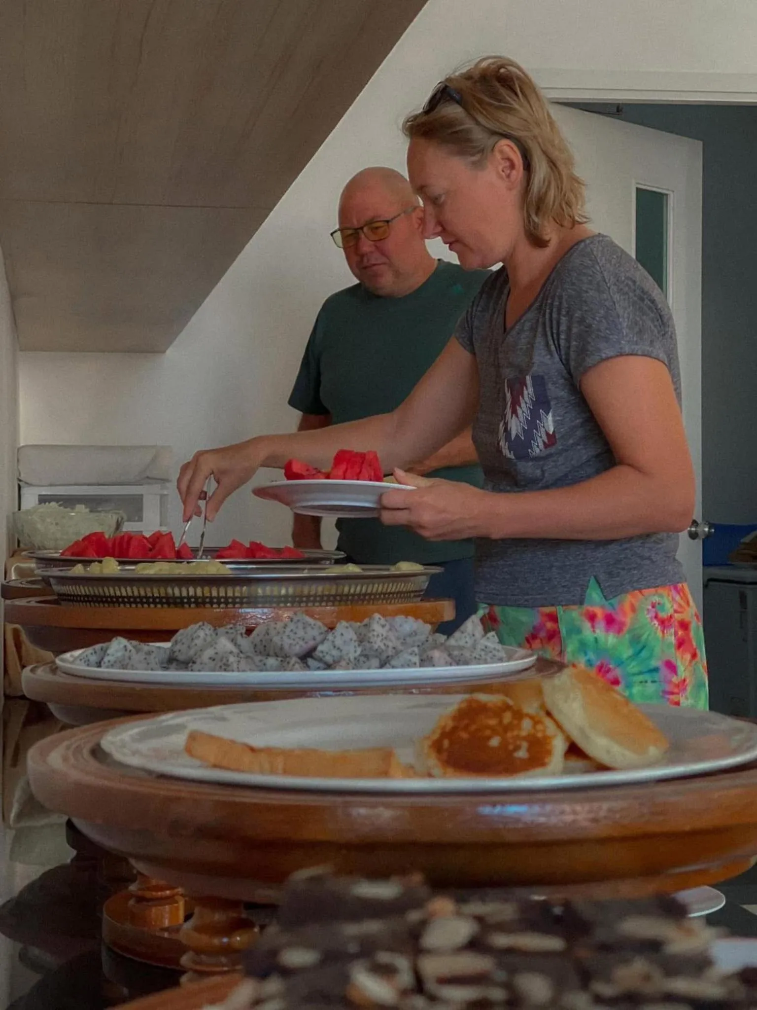 Breakfast in Kaibae Hut Resort