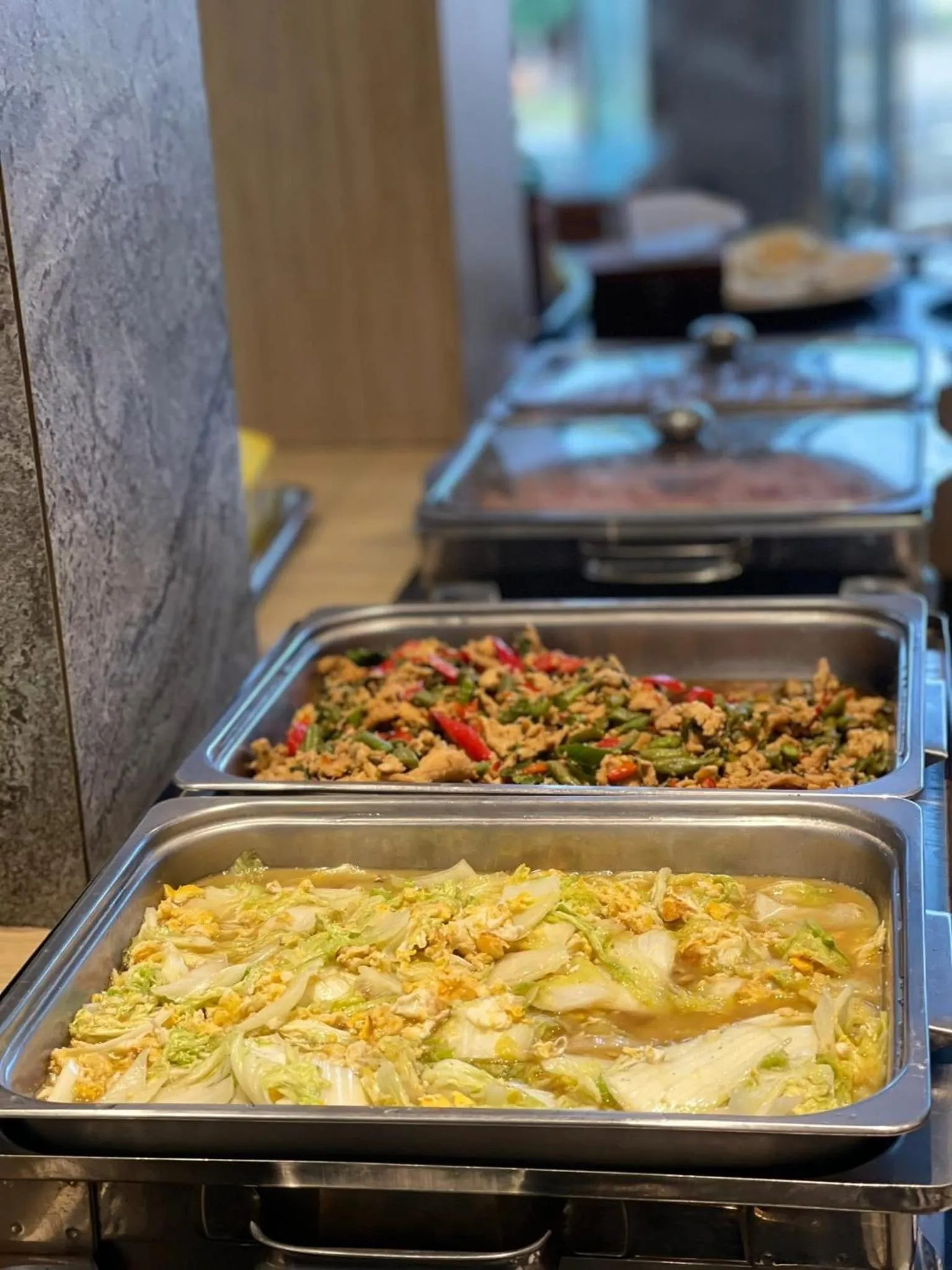 Breakfast in Kaibae Hut Resort