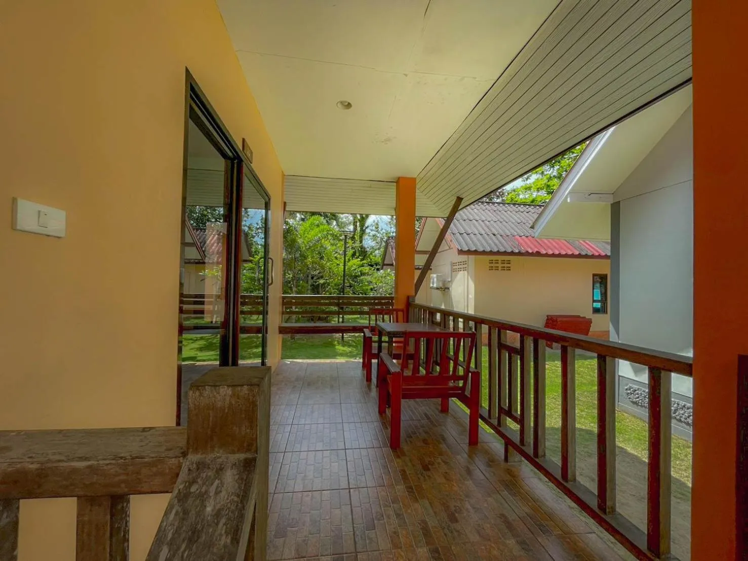 Patio in Kaibae Hut Resort