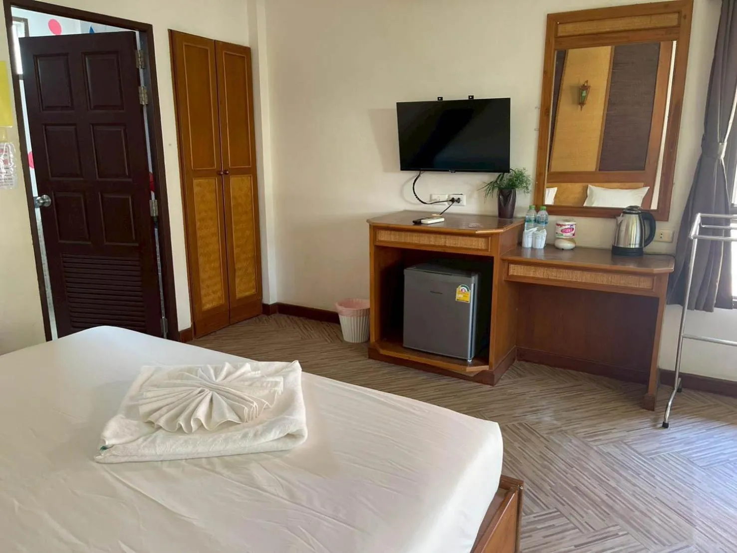 Bed in Kaibae Hut Resort