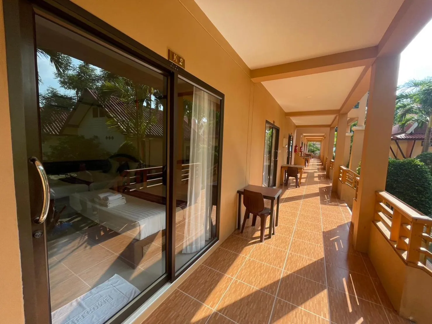 Balcony/Terrace in Kaibae Hut Resort