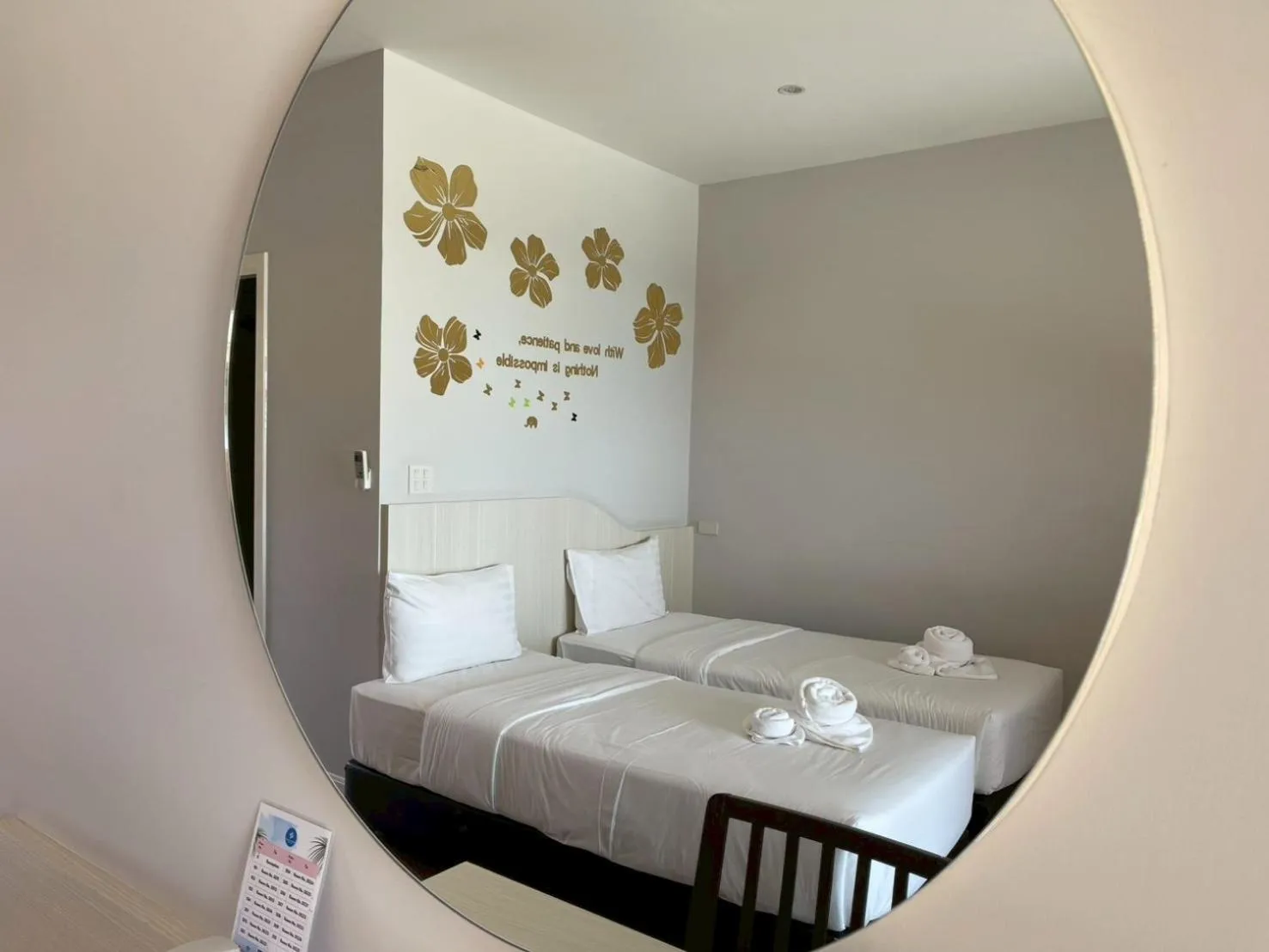 Bed in Kaibae Hut Resort