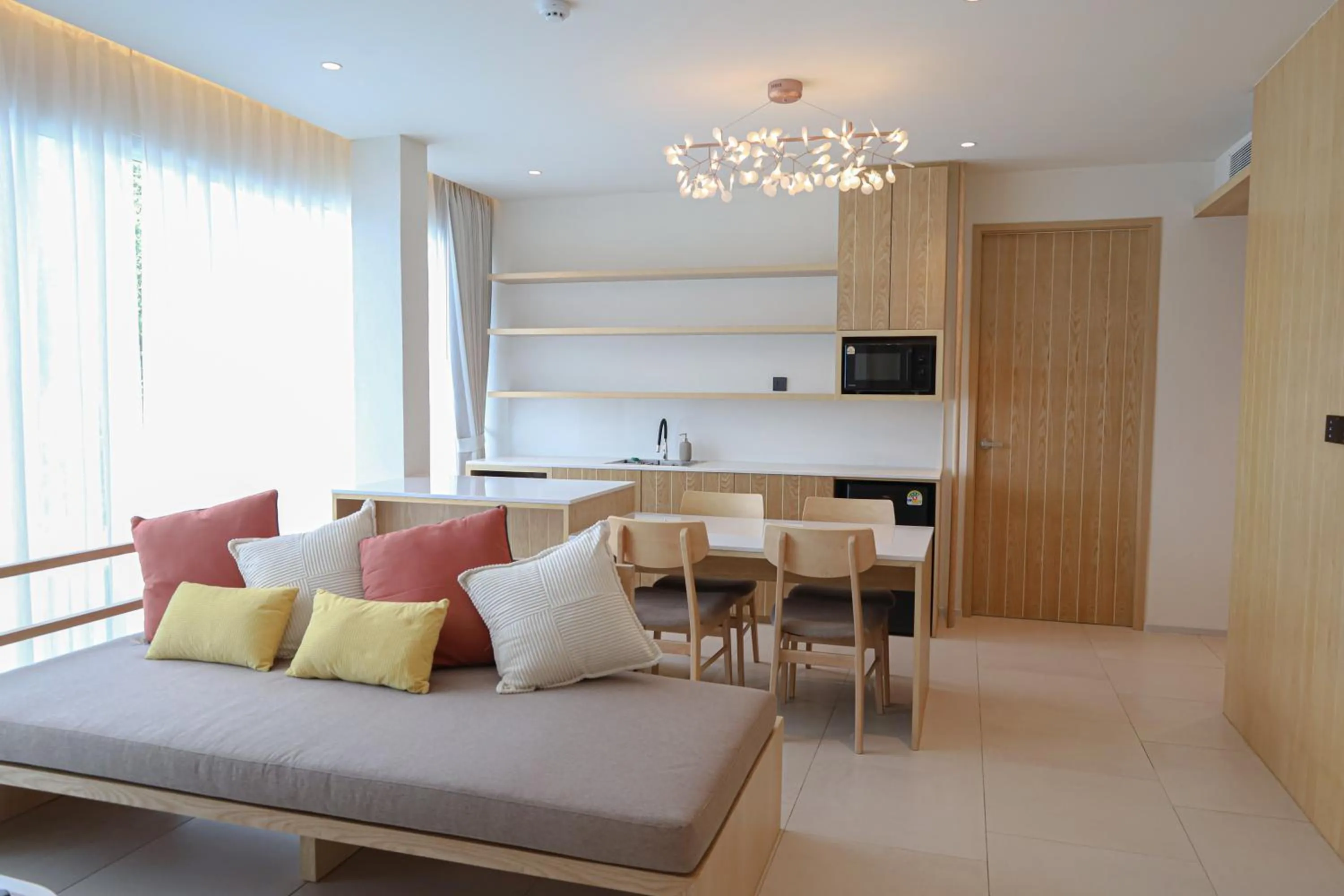 Kitchen or kitchenette in Peach Hill Resort - SHA Extra Plus