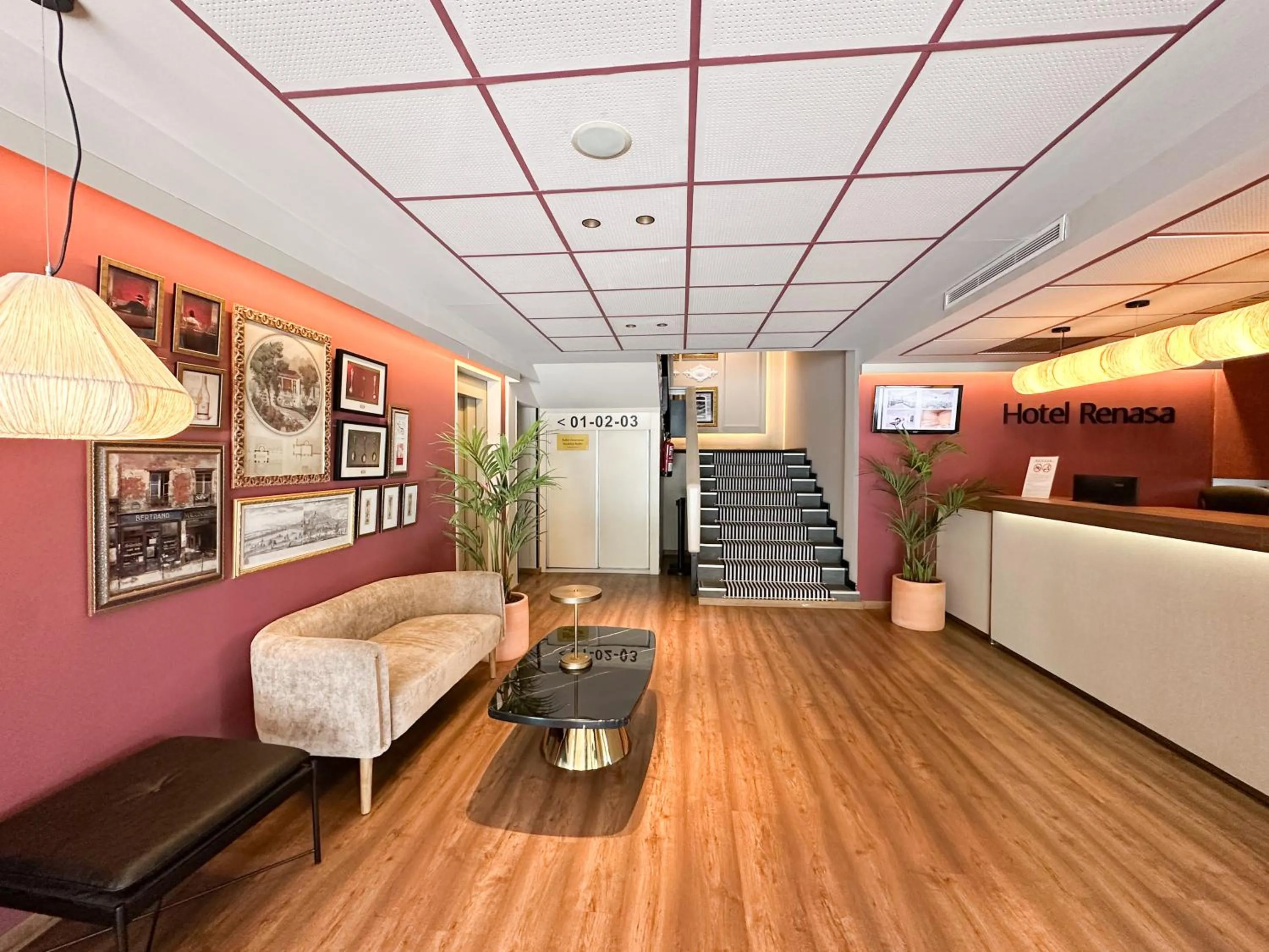 Lobby or reception in Sweet Hotel Renasa