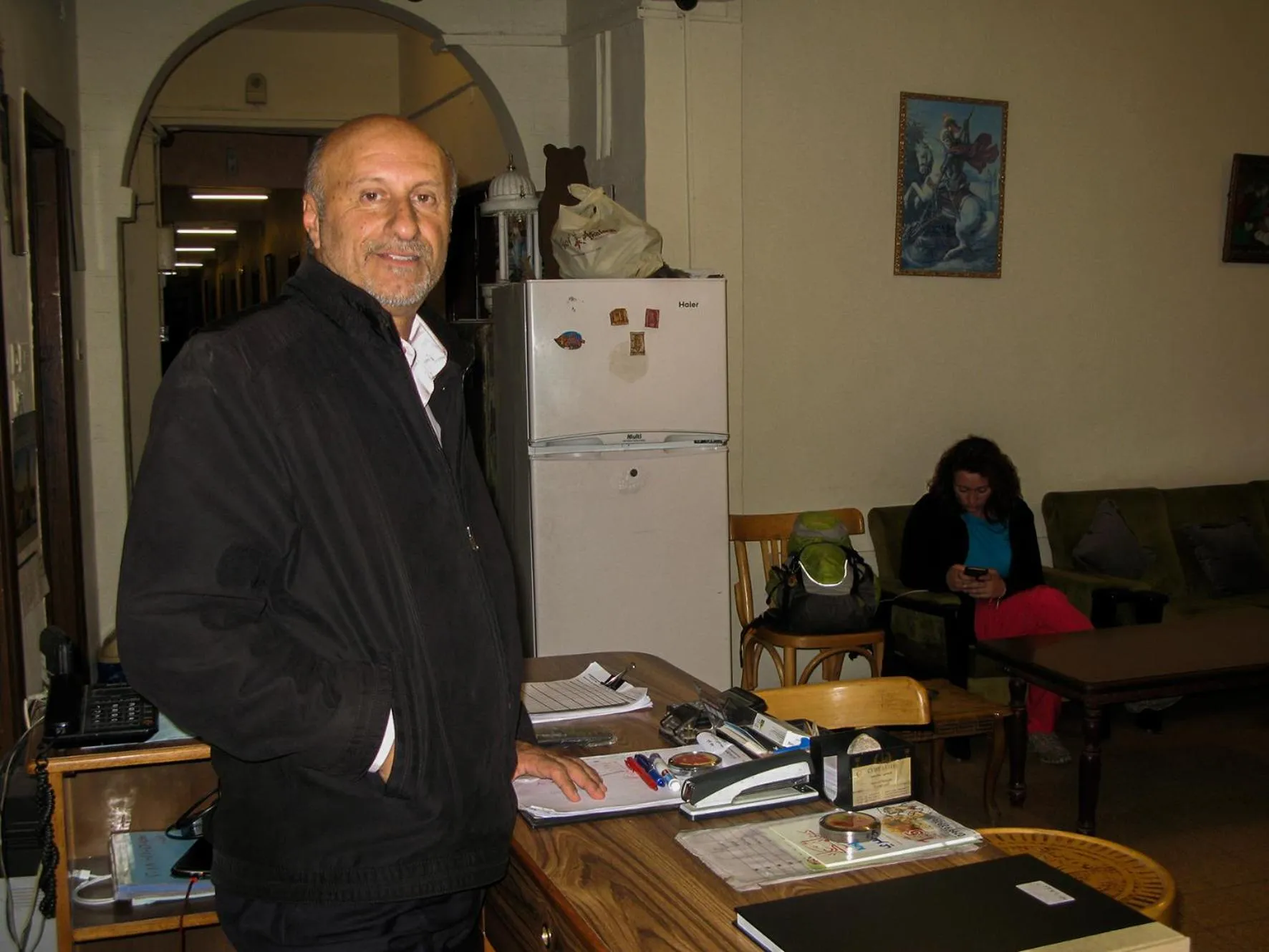 Lobby or reception in Cliff Hostel