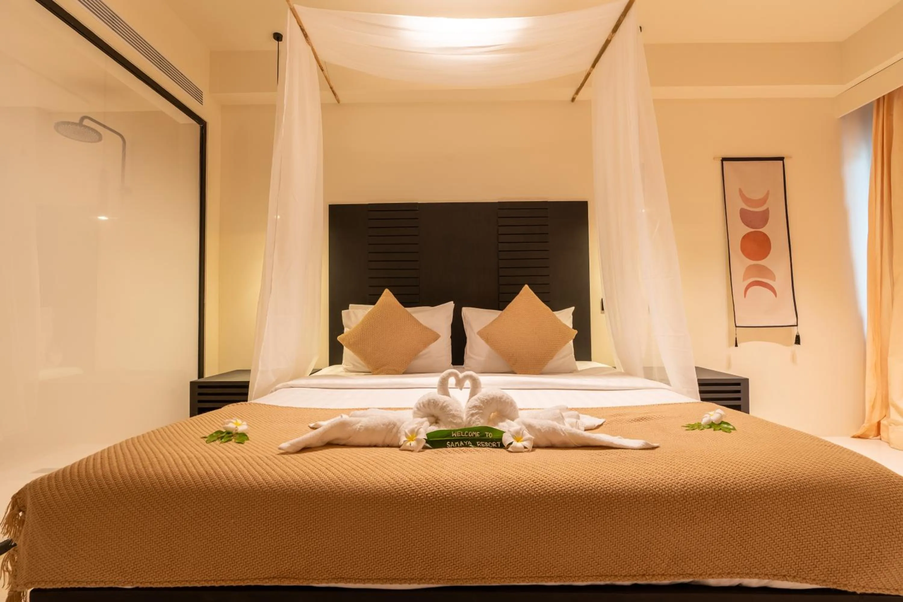Bed in Samaya Wellness Resort