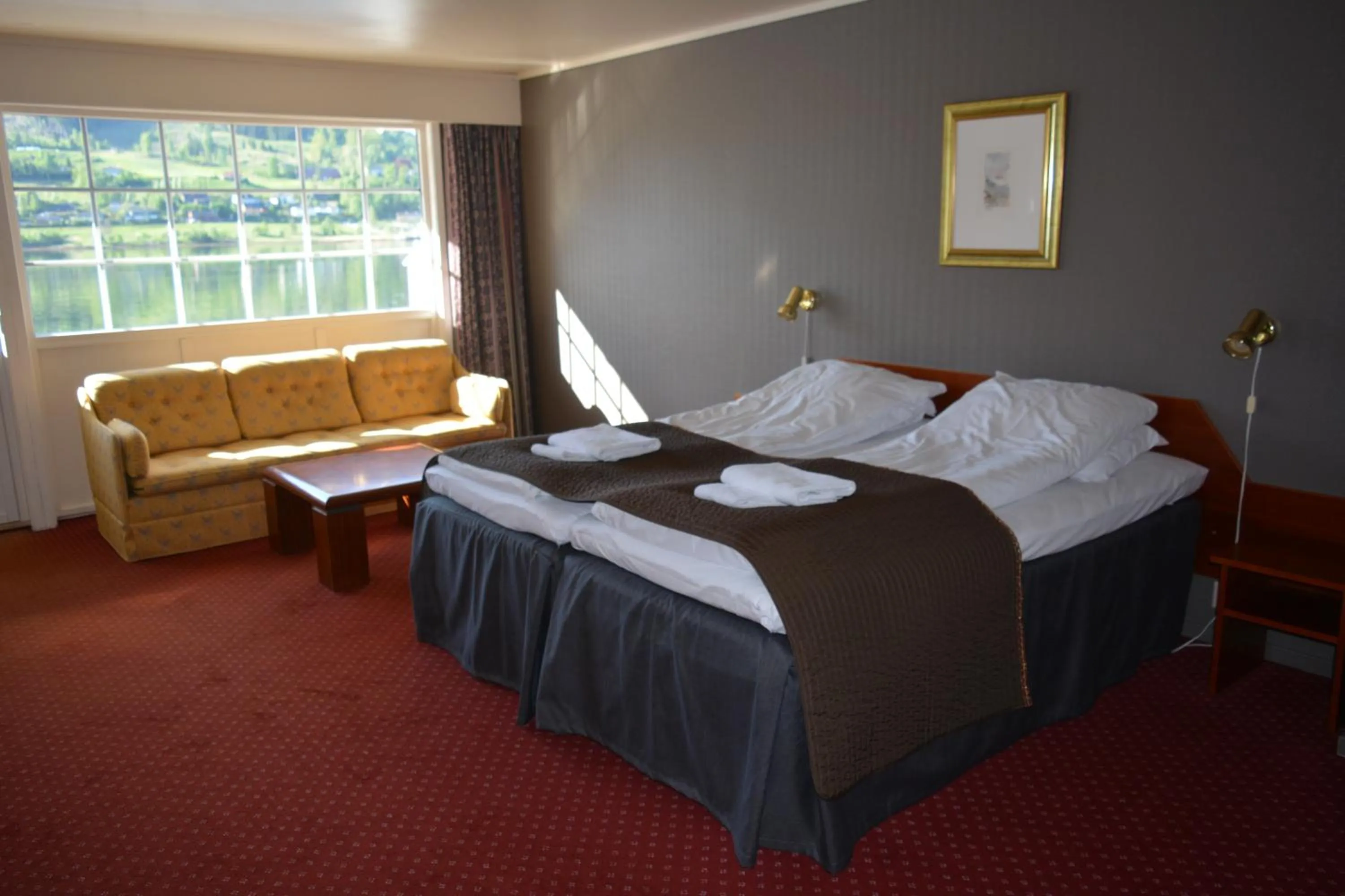 Bed in Strand Fjordhotel