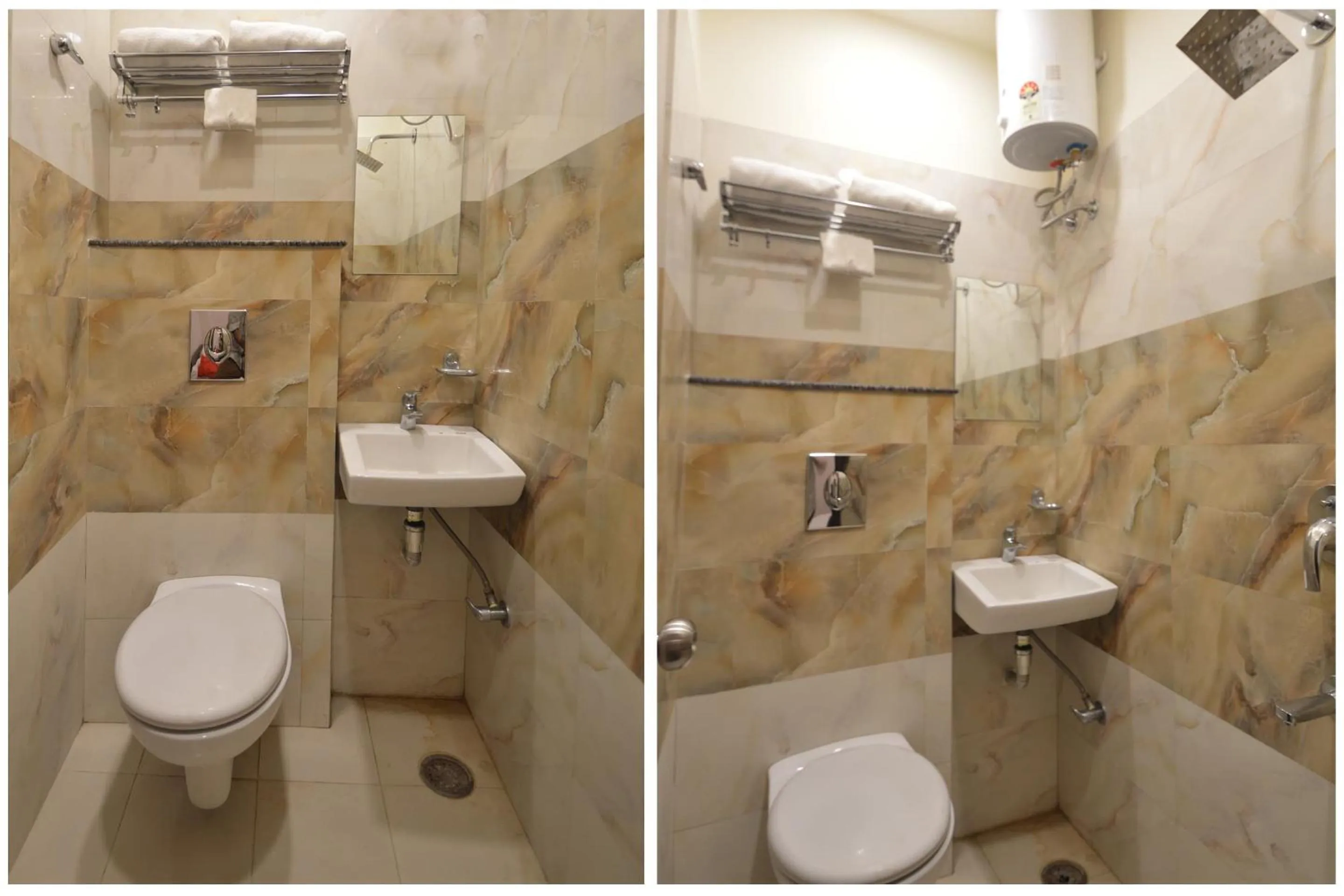 Shower in Hotel Delight