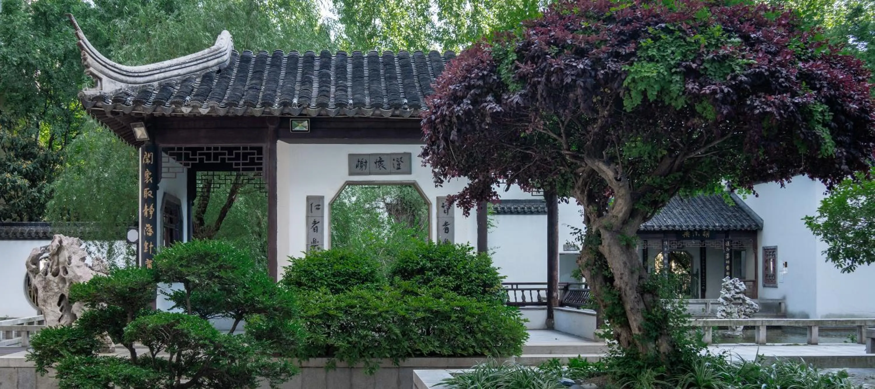 Garden view in DoubleTree By Hilton Wuxi