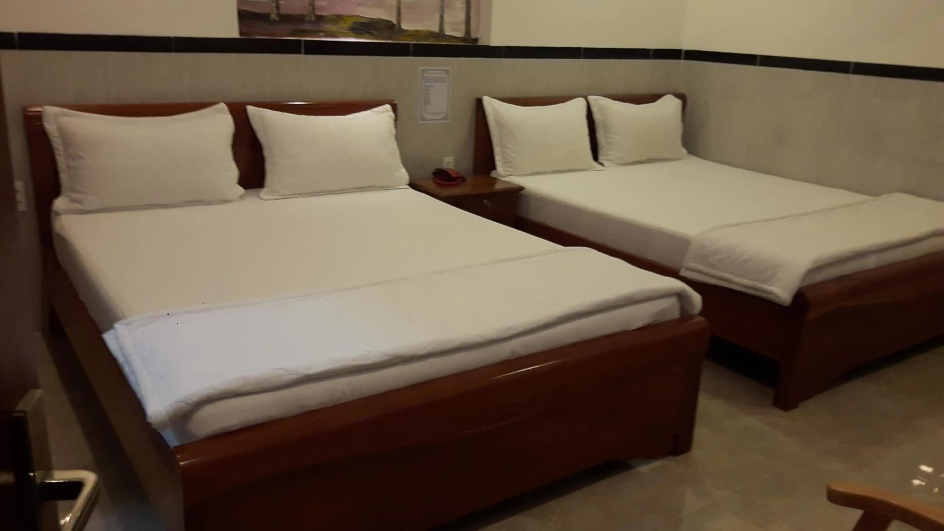 Bed in Motel Hoang Gia