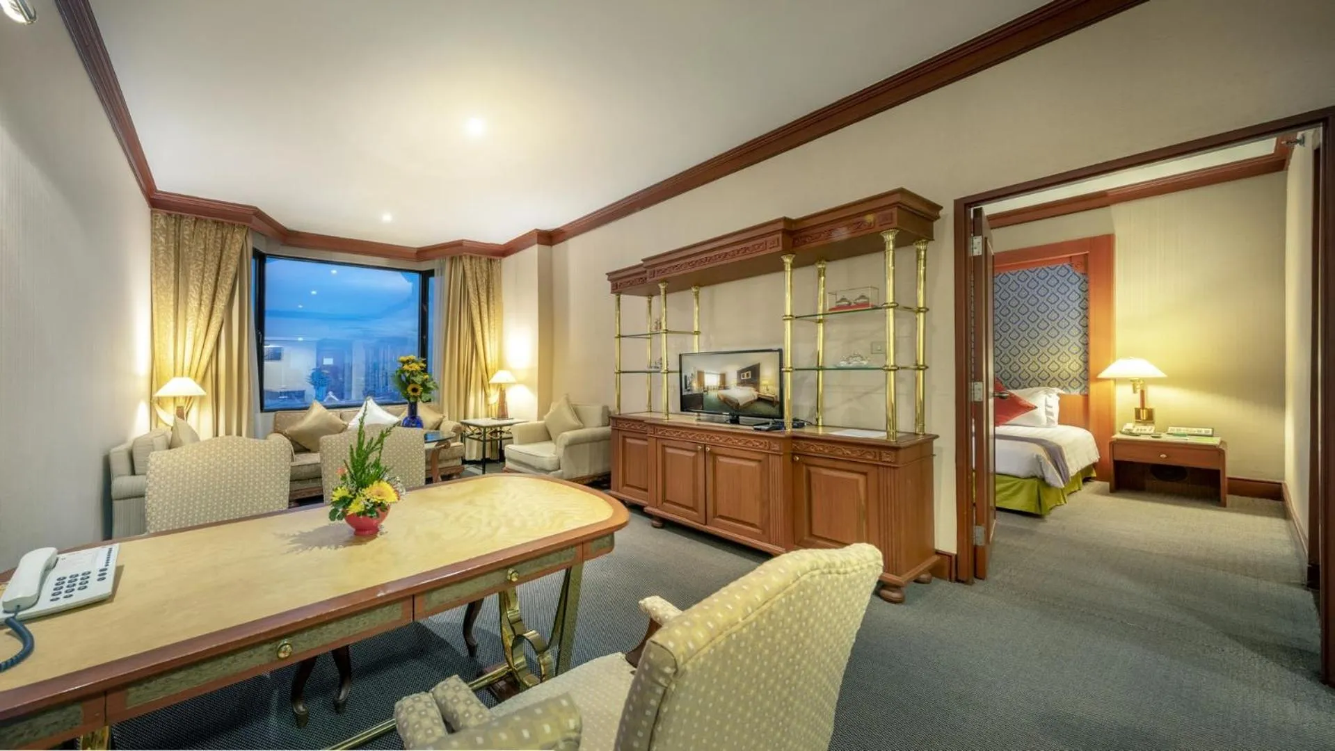 Bedroom in Ramada by Wyndham Bangkok Chaophya Park