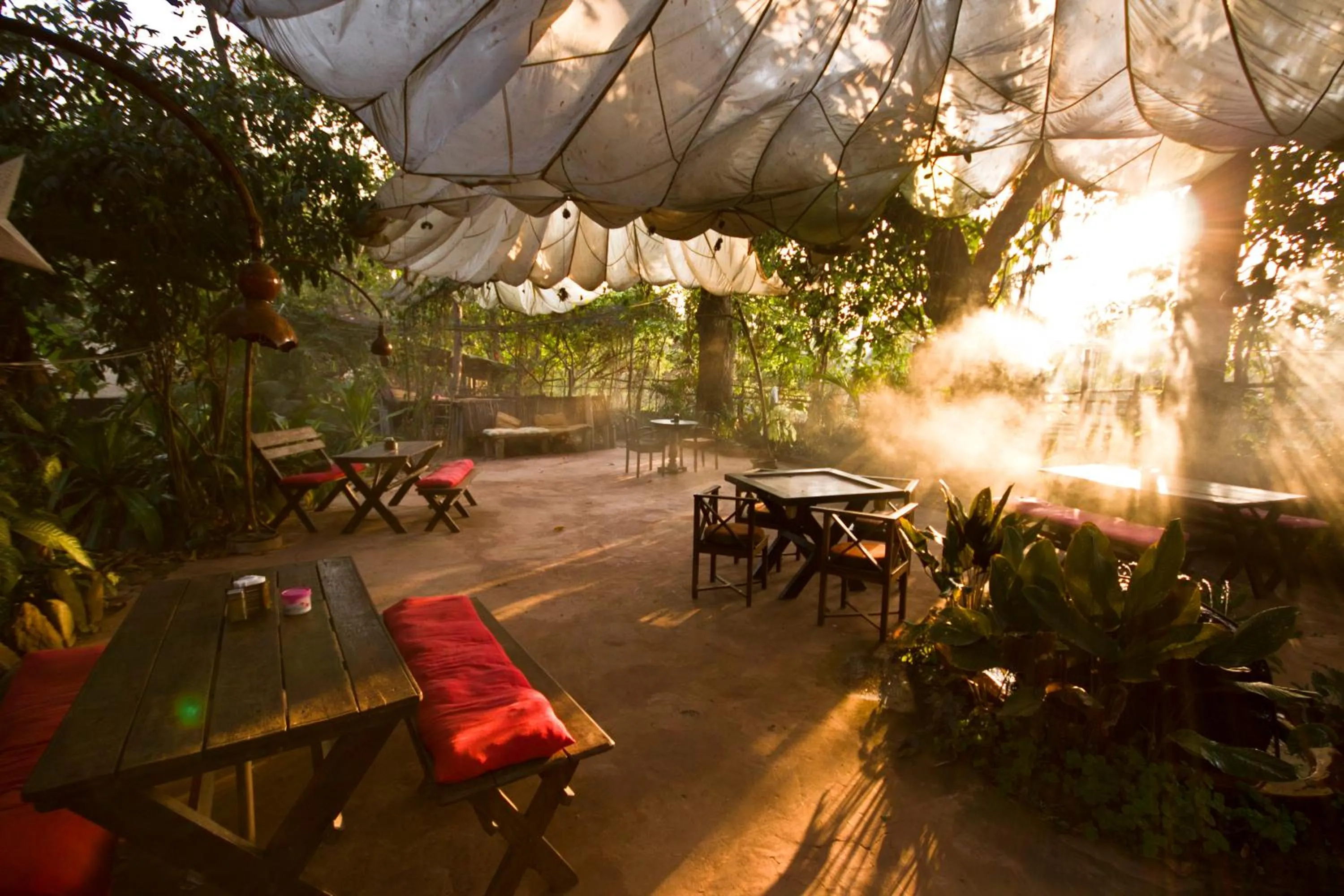 On site in Bhakti Kutir