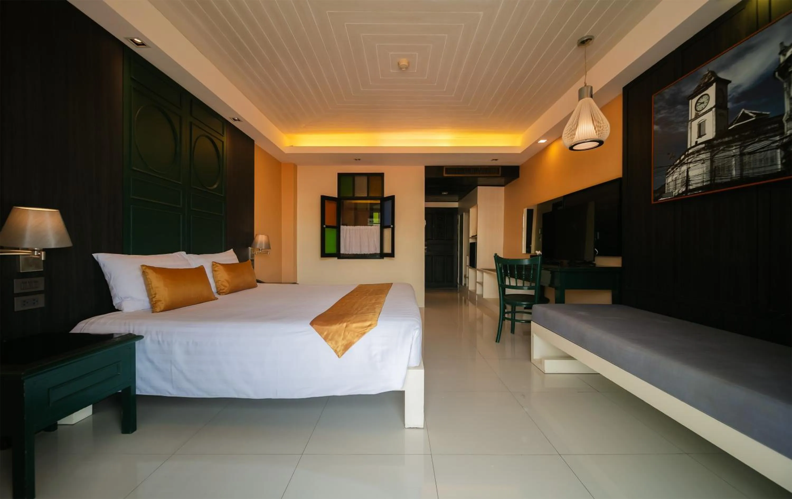 Property building, Bed in The Old Phuket - Karon Beach Resort