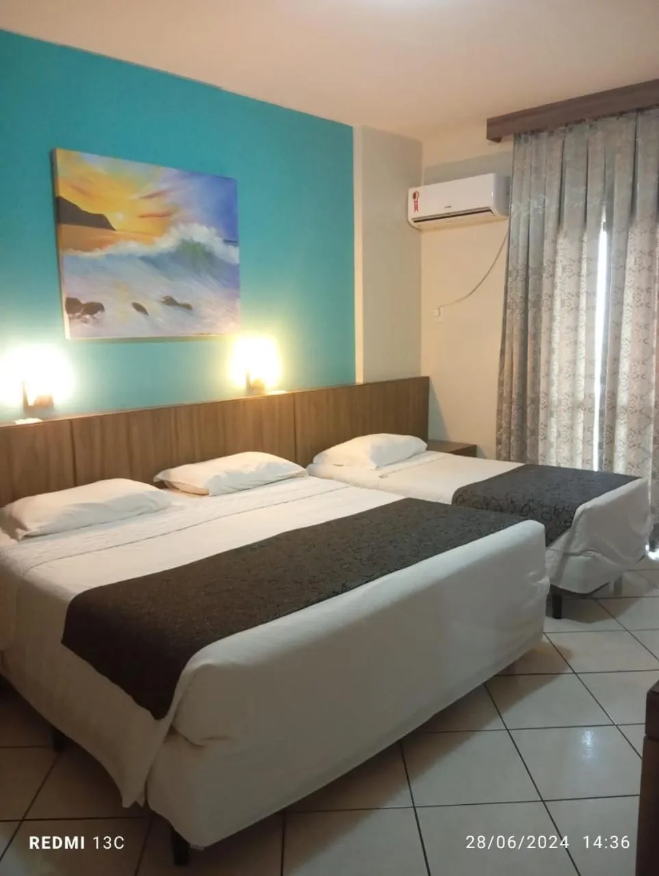 Photo of the whole room, Bed in Hotel das Américas