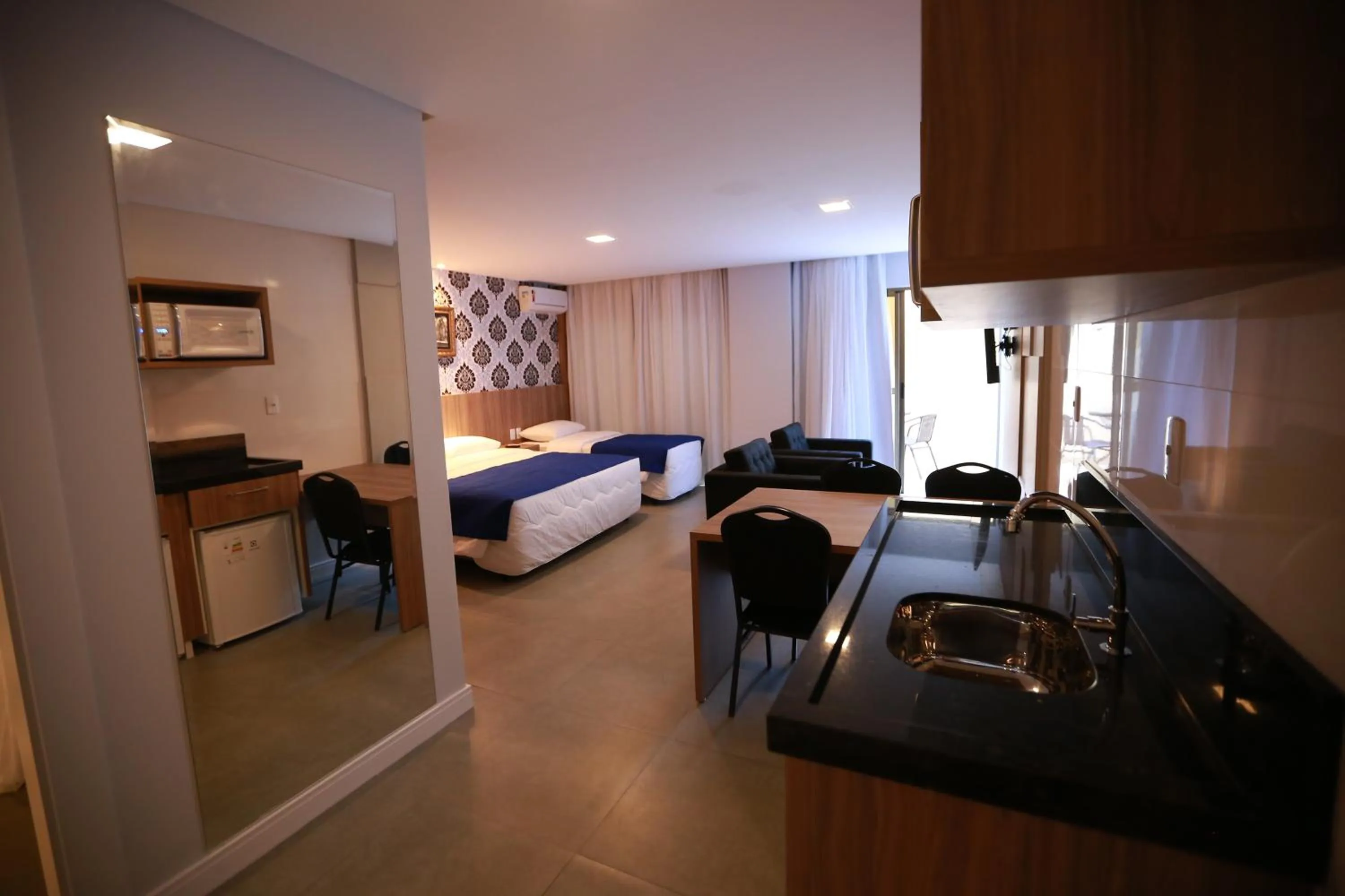 Bed in Hotel das Américas