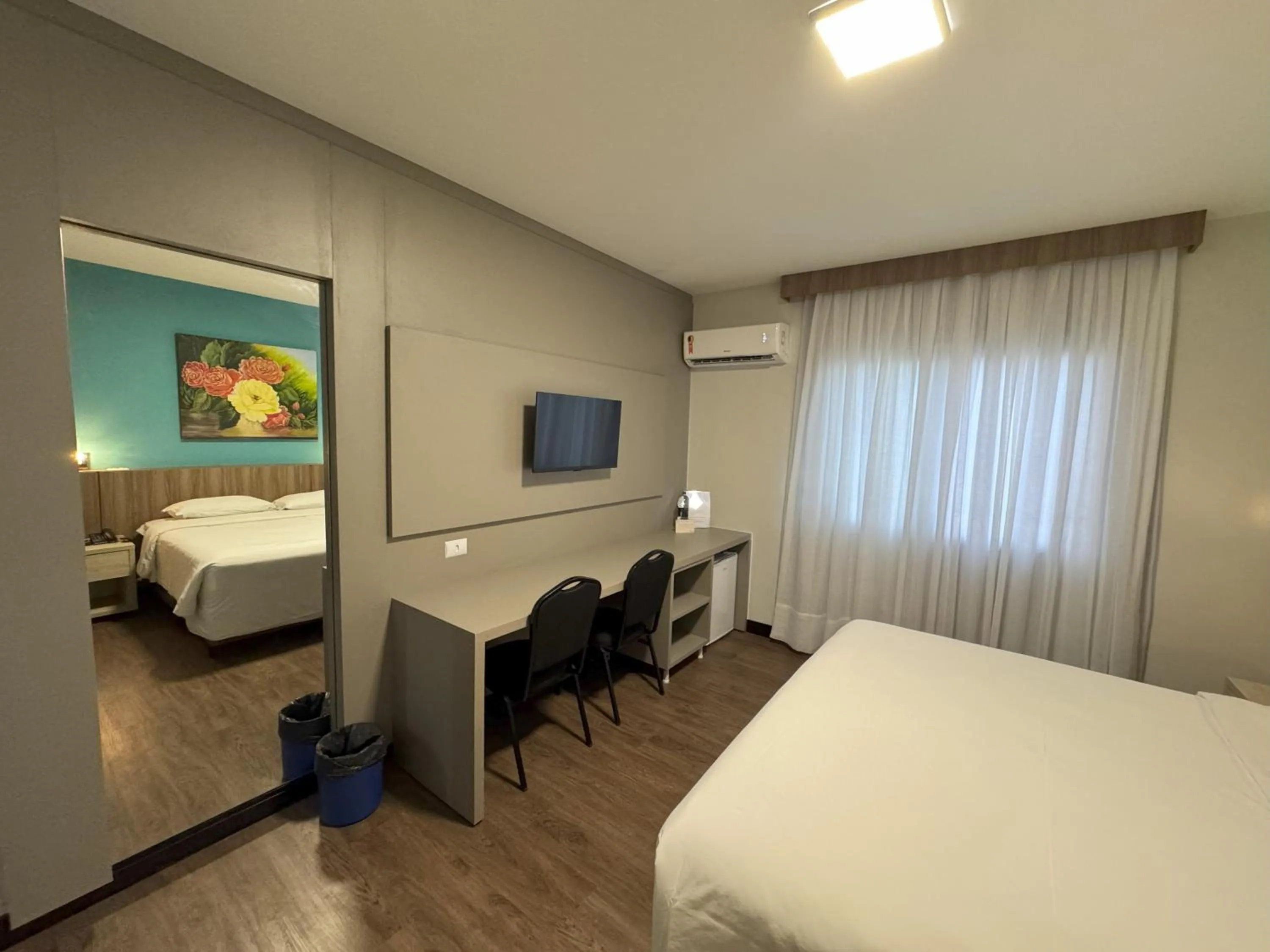 Bed in Hotel das Américas