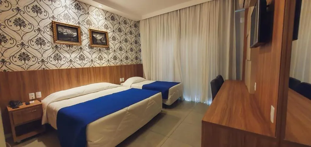 Bed in Hotel das Américas