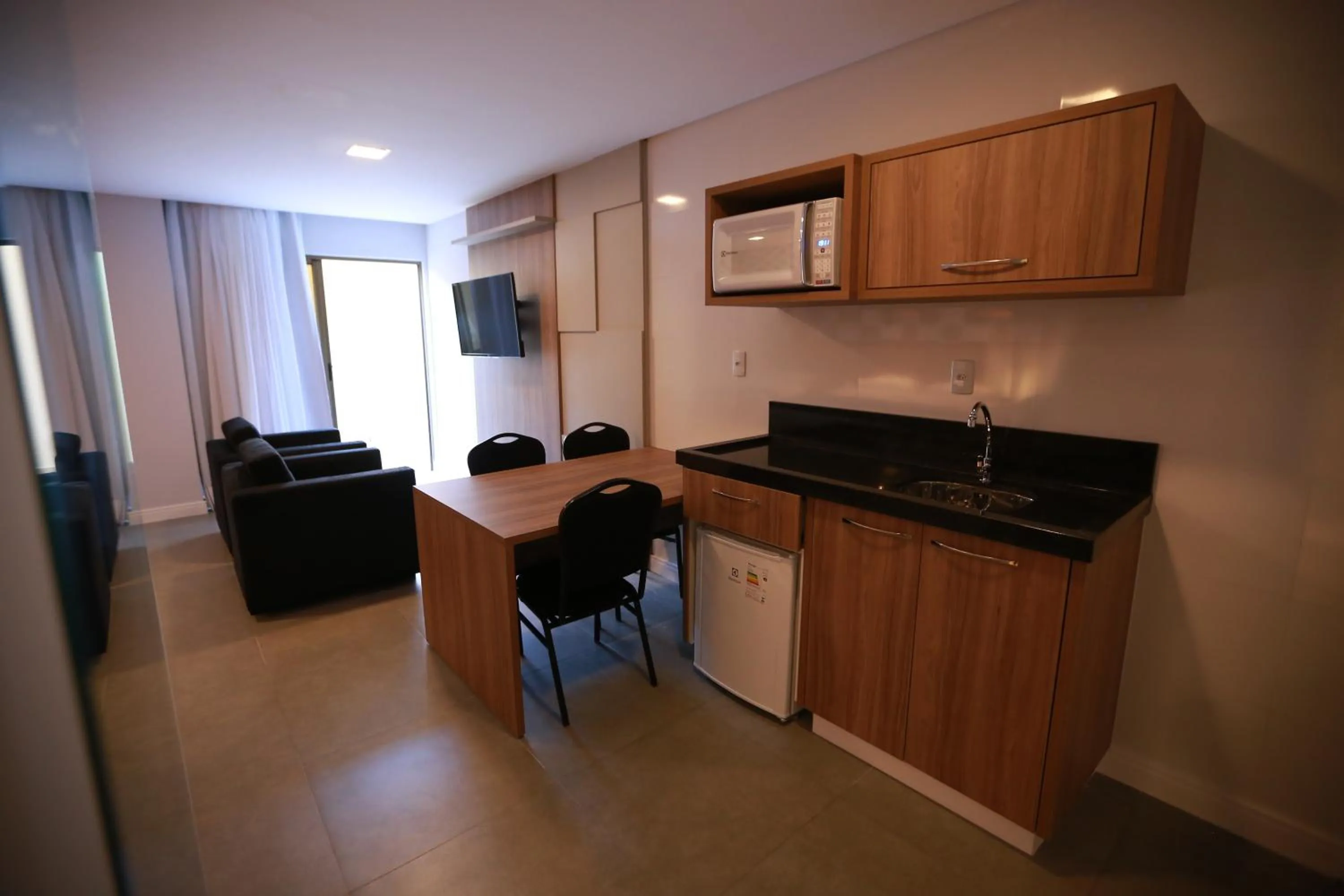 Kitchen or kitchenette in Hotel das Américas