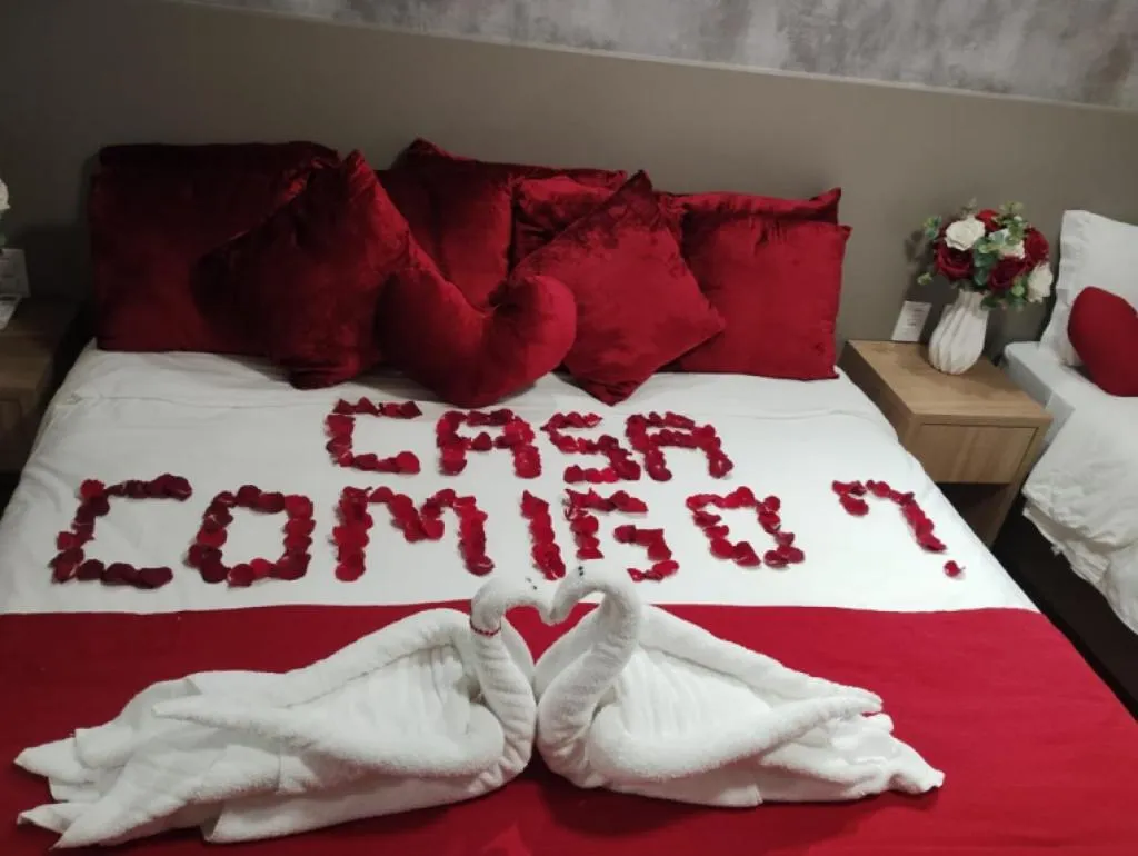 Bed in Hotel das Américas