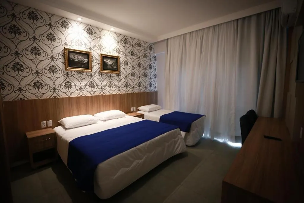 Bed in Hotel das Américas