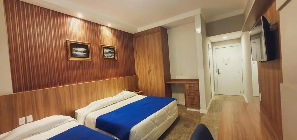 Bed in Hotel das Américas