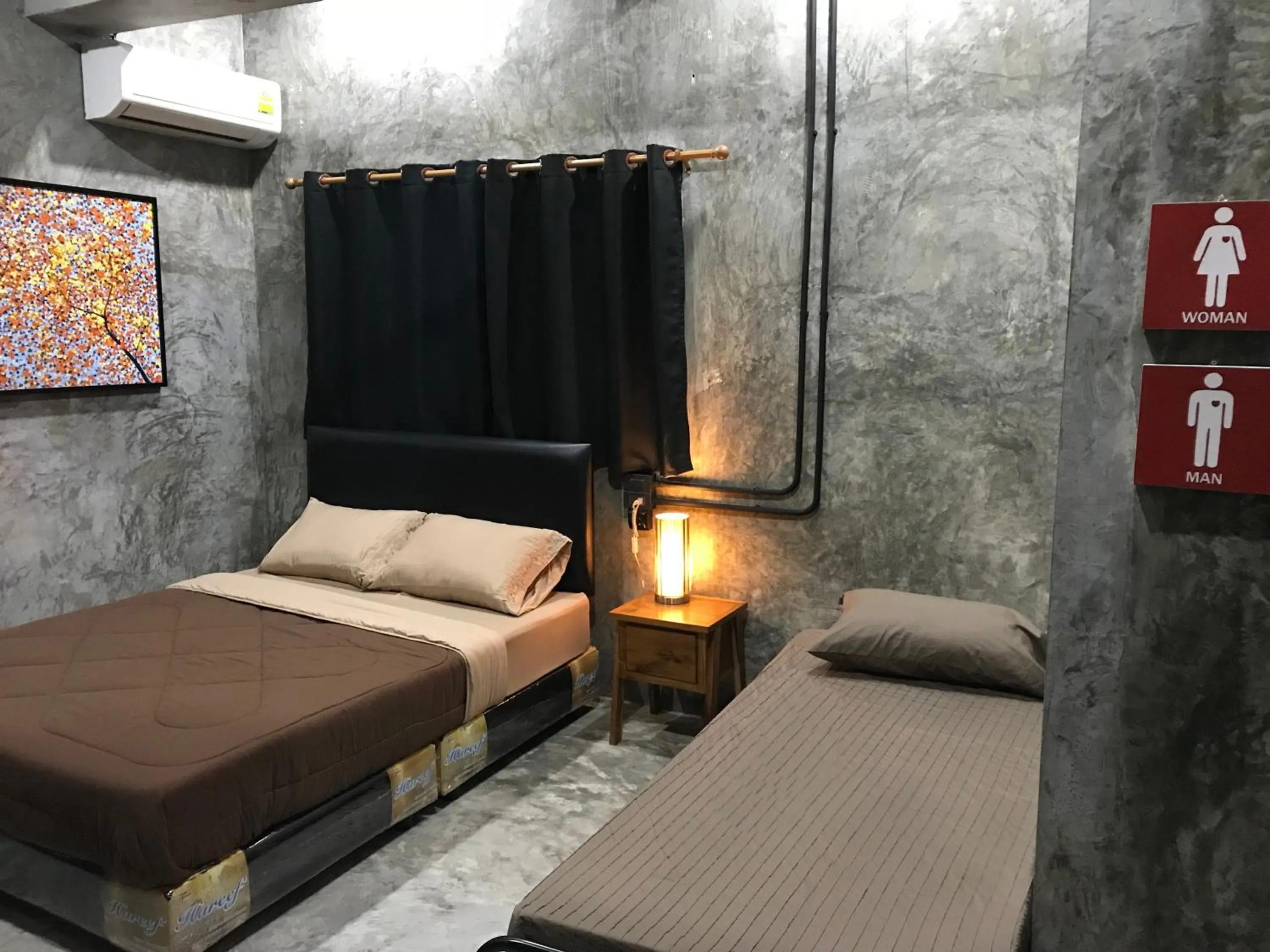 Bed in Nornlamphun Boutique Hotel