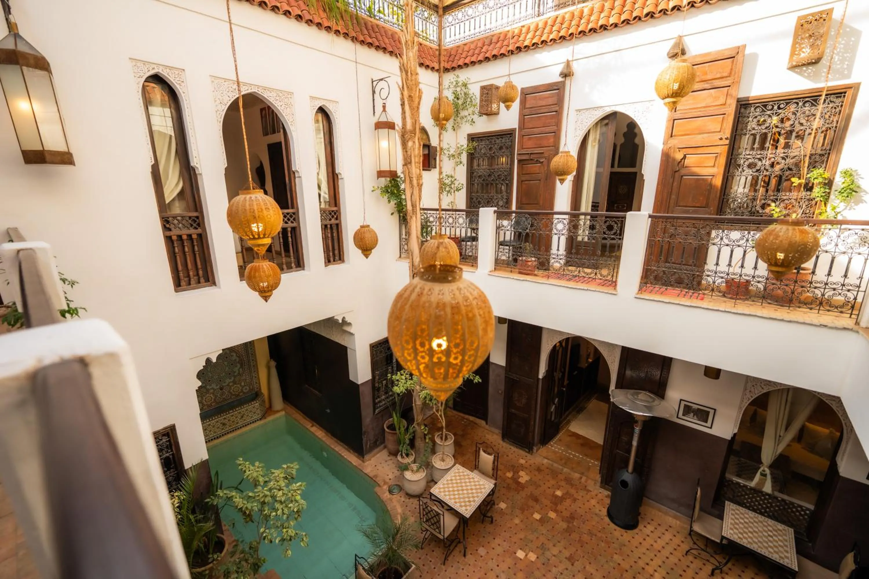 Bird's eye view in Riad La Porte Rouge By La Siredrah