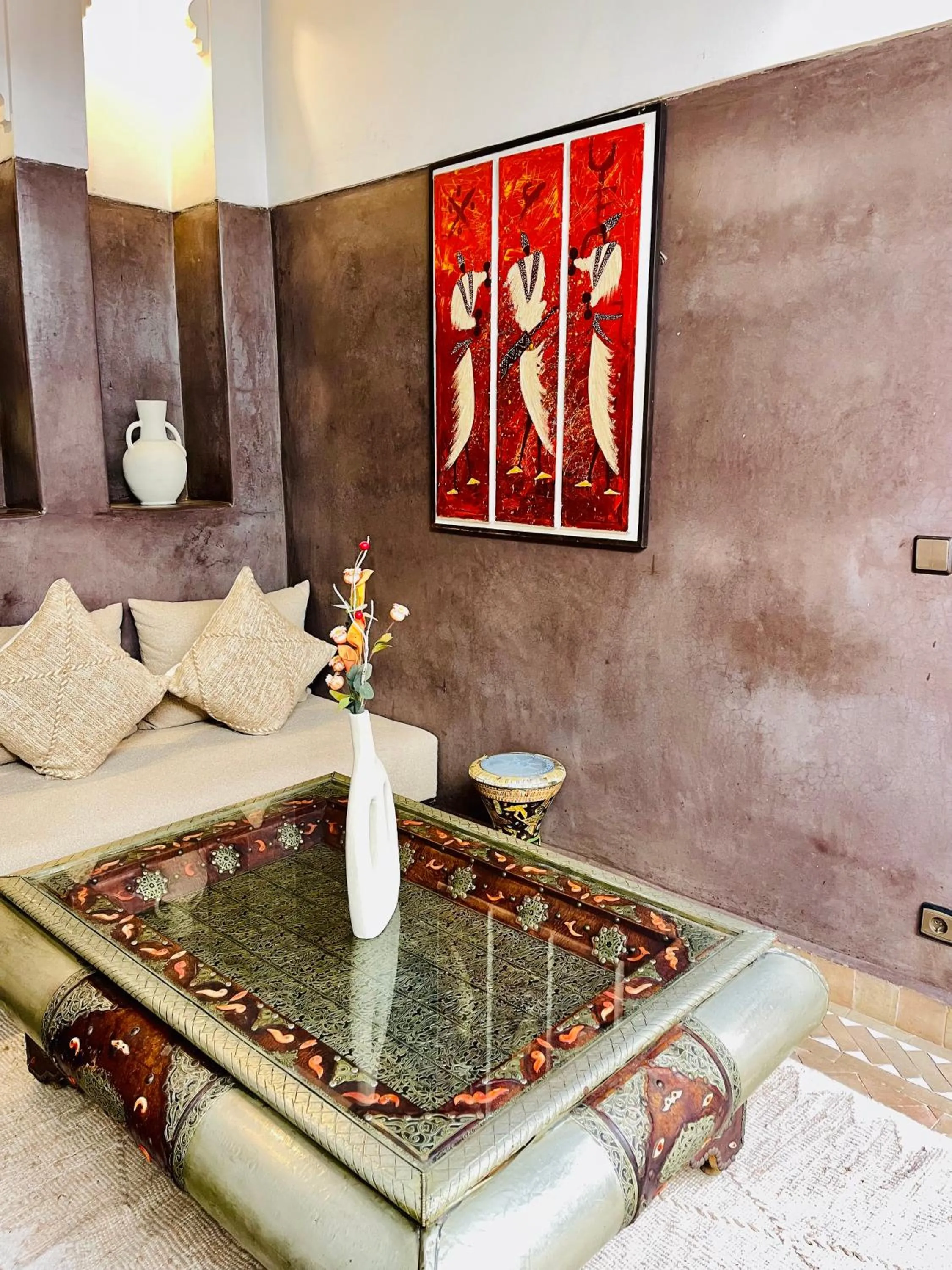 Patio in Riad La Porte Rouge By La Siredrah