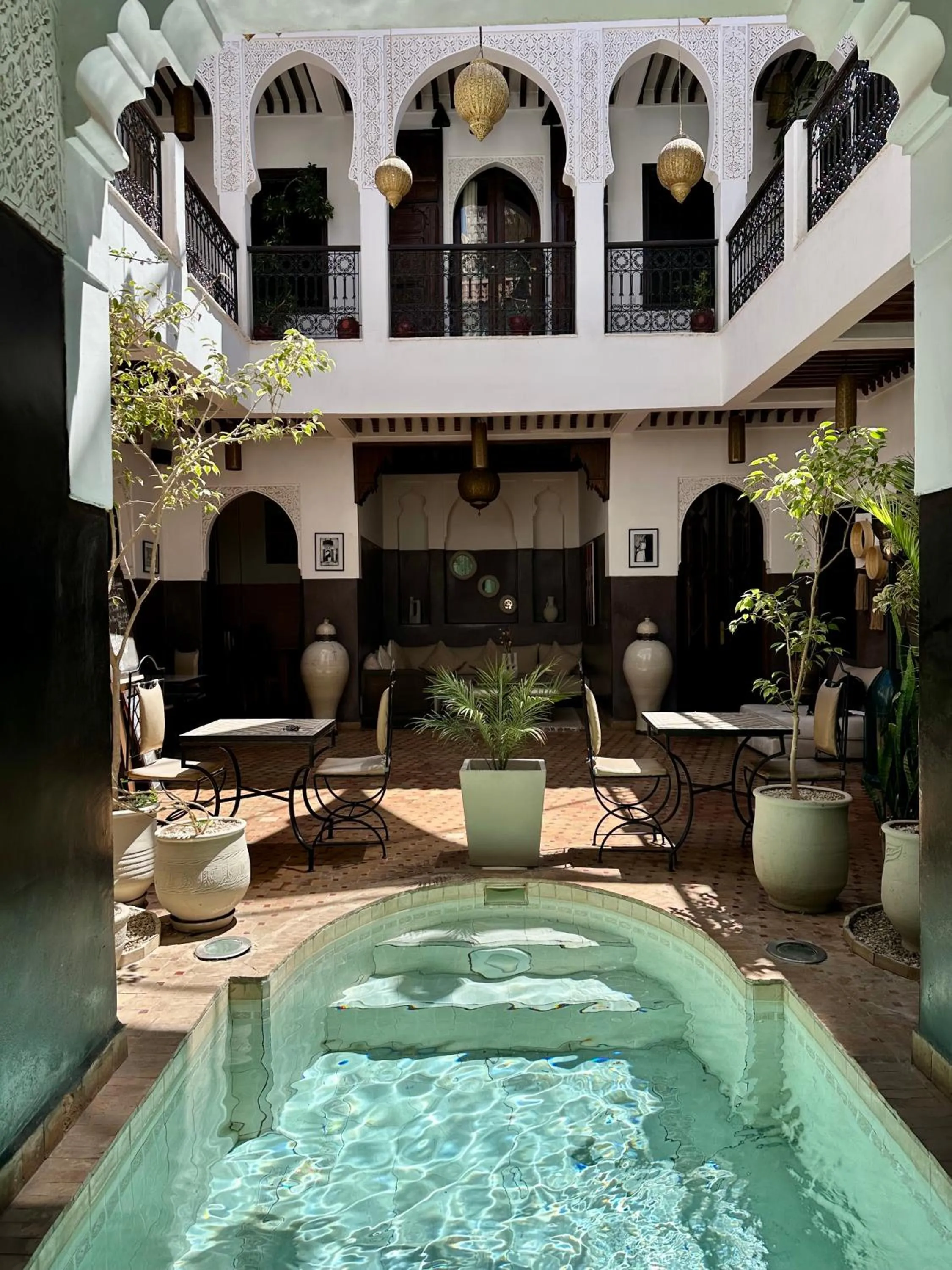 Patio in Riad La Porte Rouge By La Siredrah