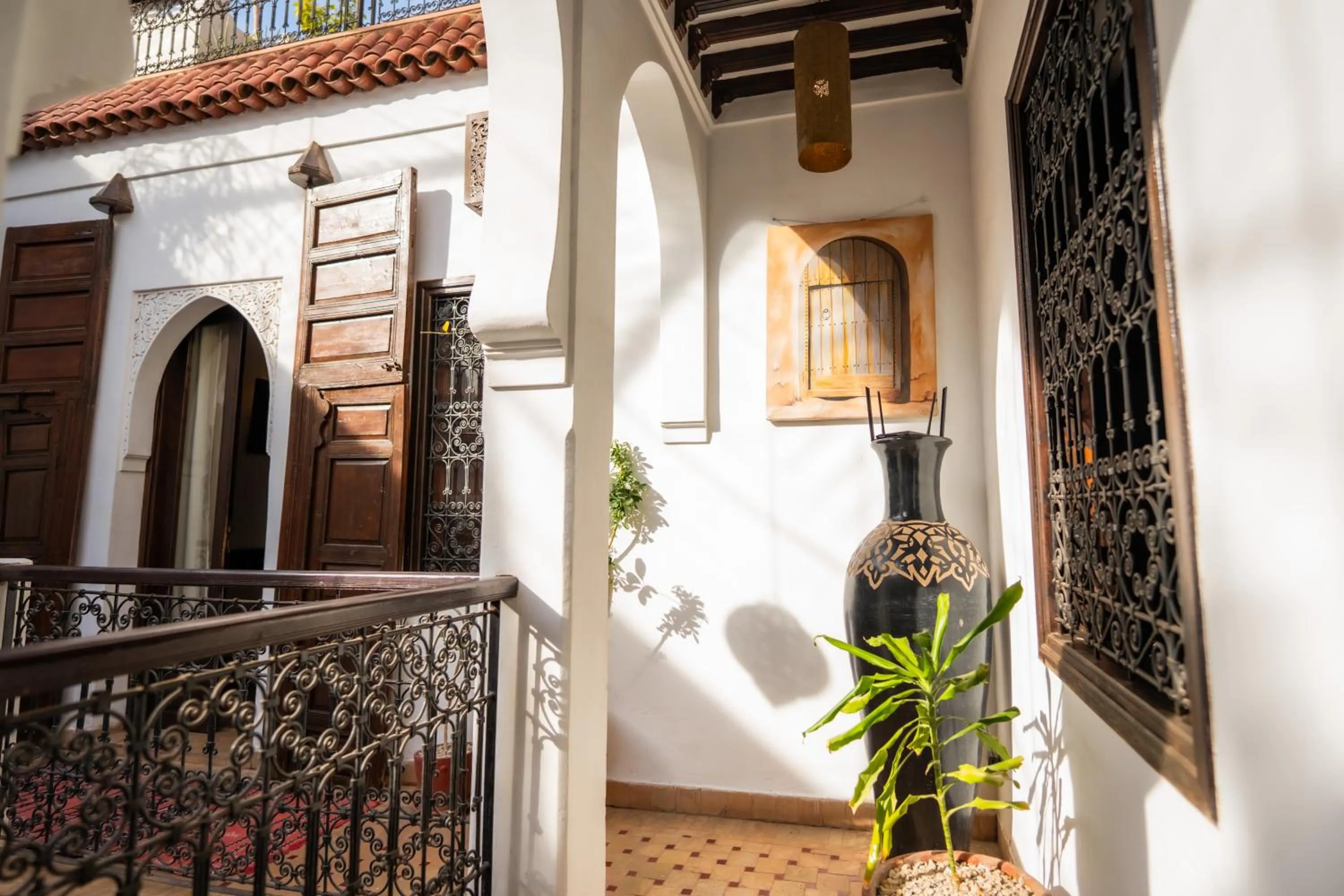 Decorative detail in Riad La Porte Rouge By La Siredrah