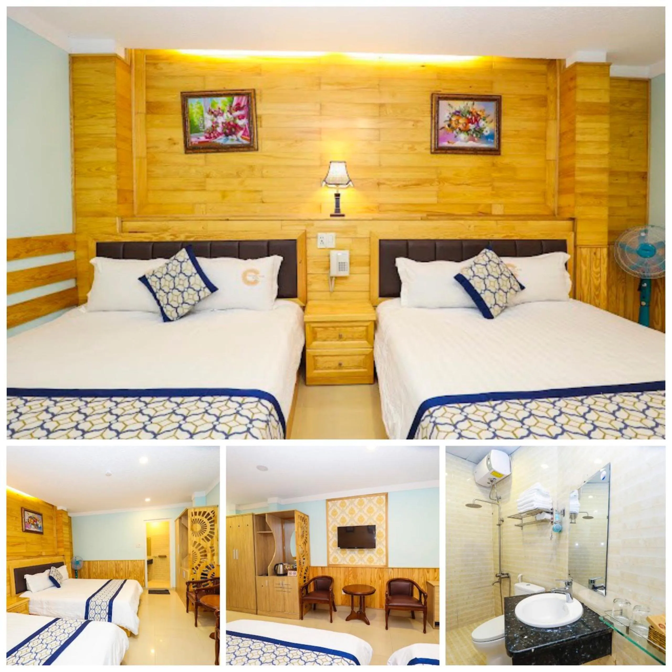 Bed in Hotel Phuong Nghi