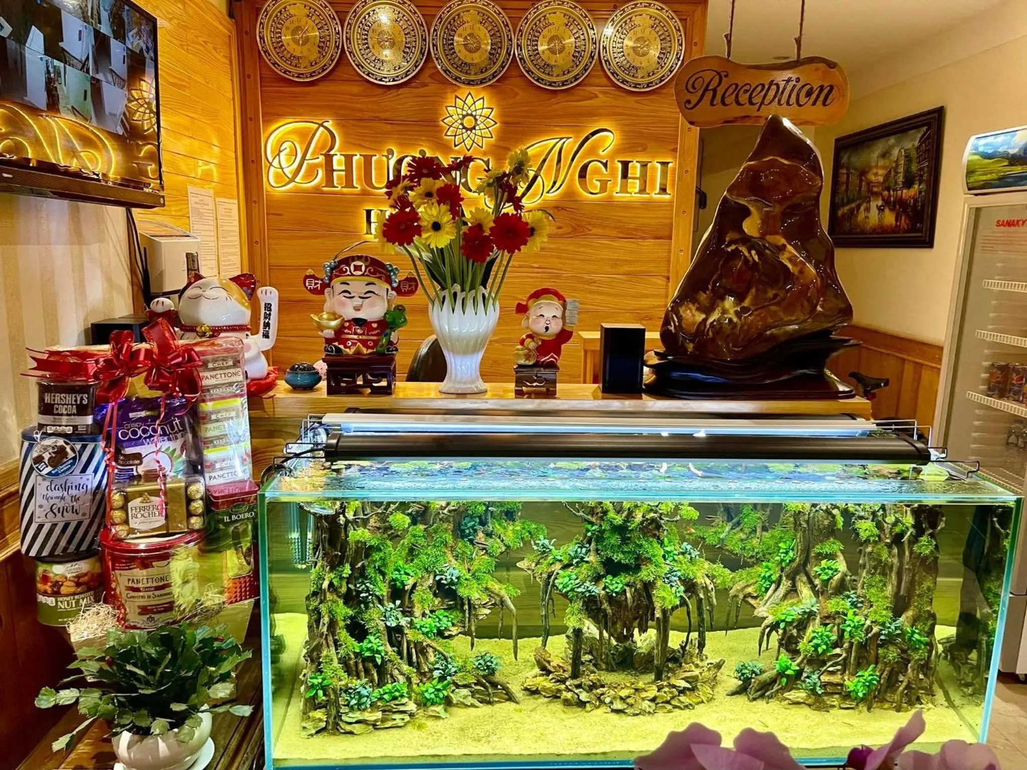 Lobby or reception in Hotel Phuong Nghi