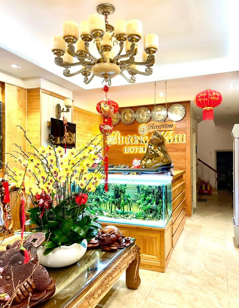 Lobby or reception in Hotel Phuong Nghi