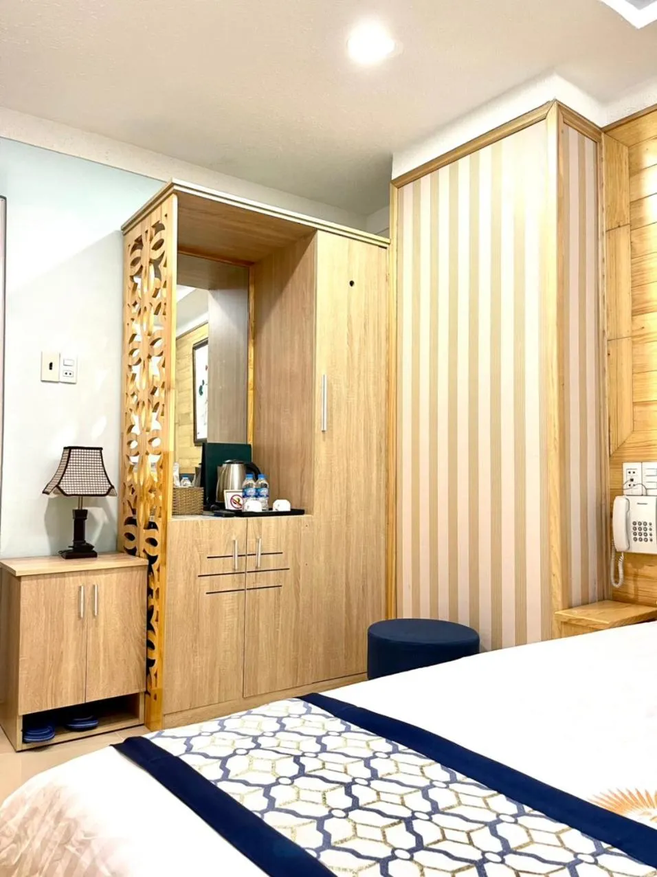 Bed in Hotel Phuong Nghi