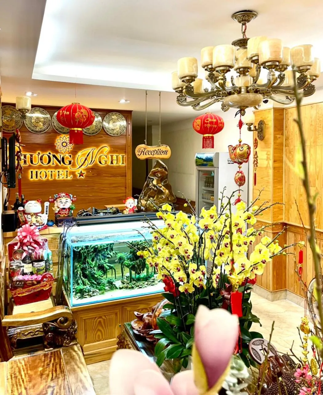 Lobby or reception in Hotel Phuong Nghi