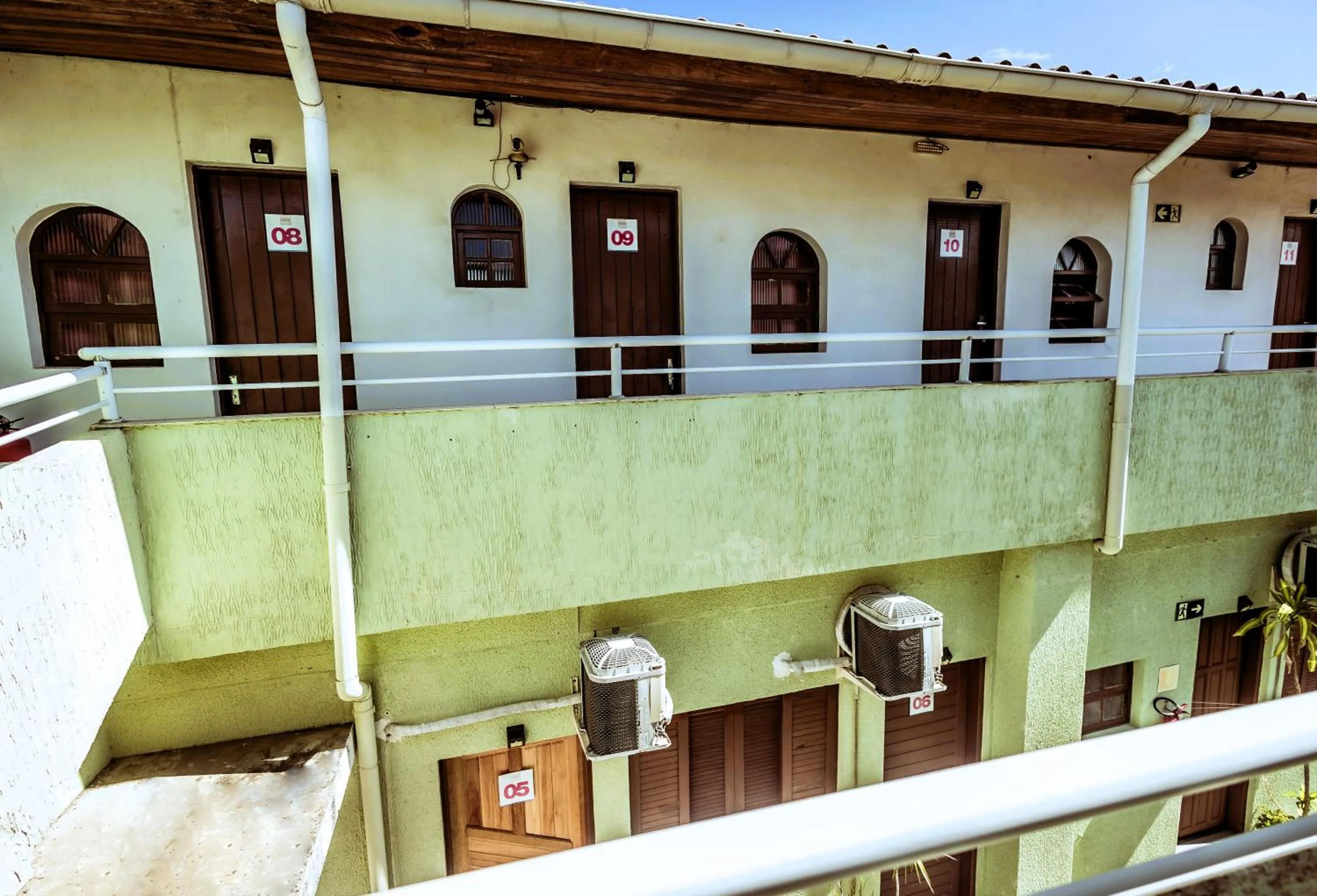 Balcony/Terrace in Pousada Peruibe 455