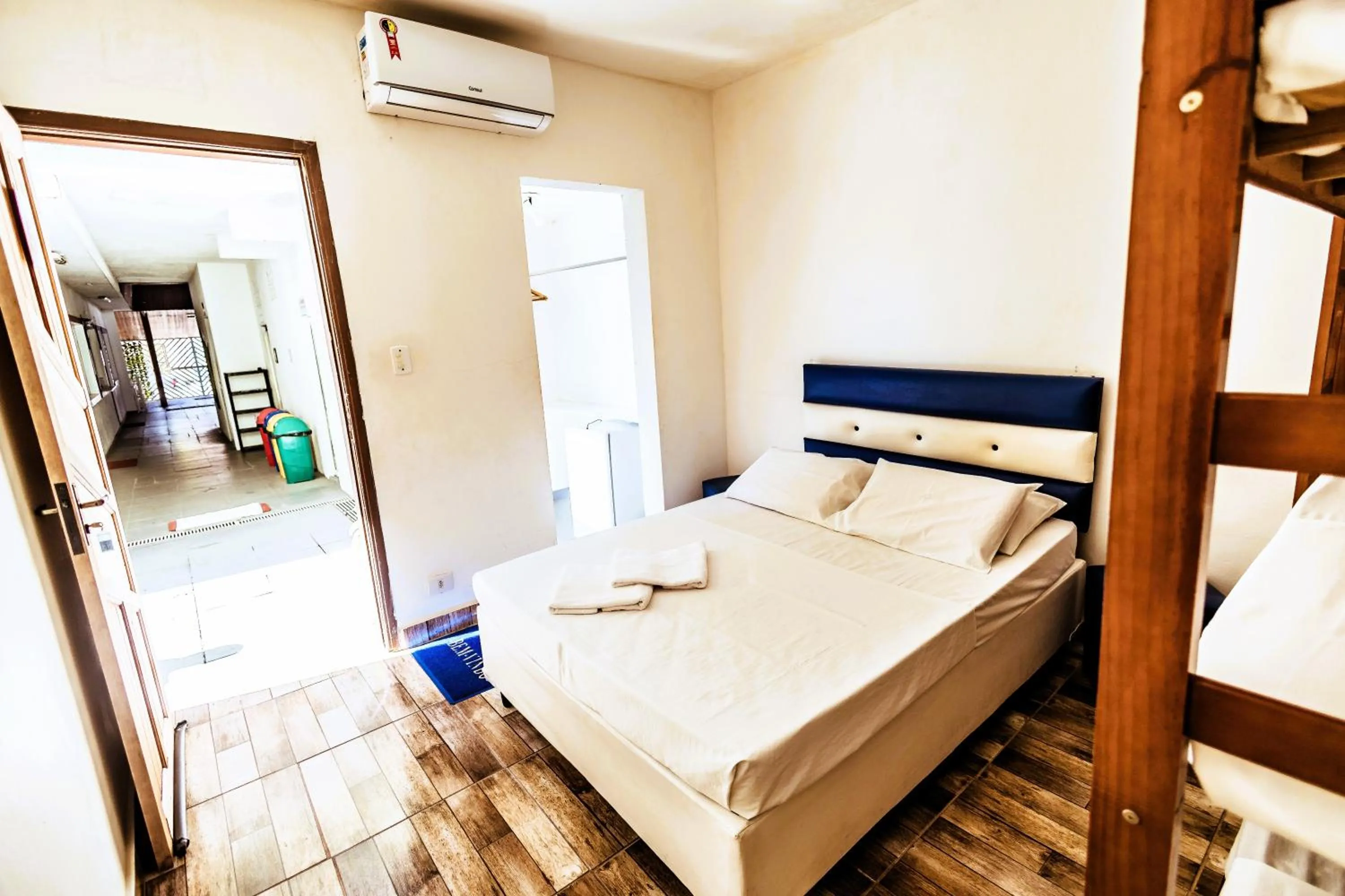 Bed in Pousada Peruibe 455