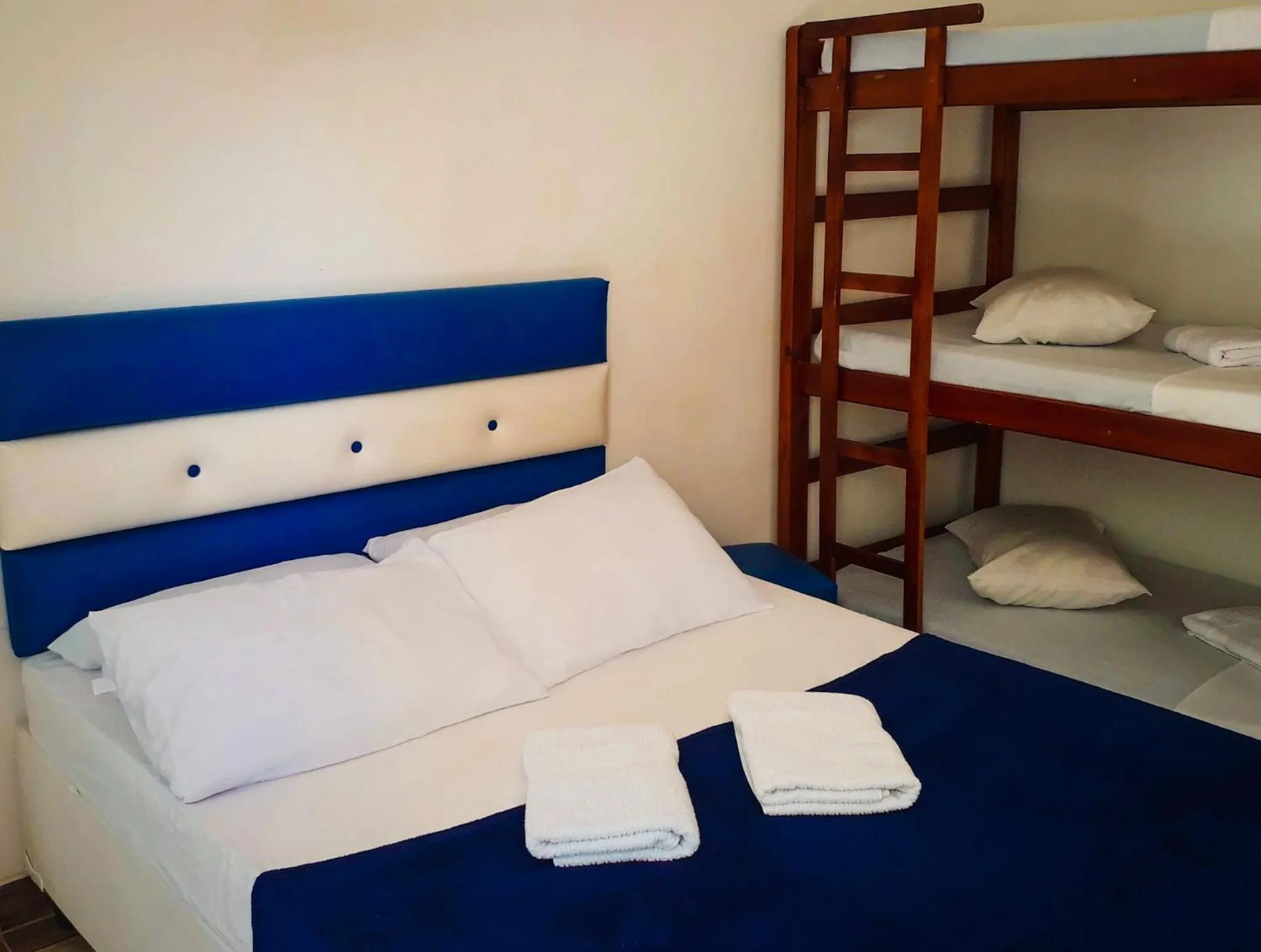 Bed in Pousada Peruibe 455
