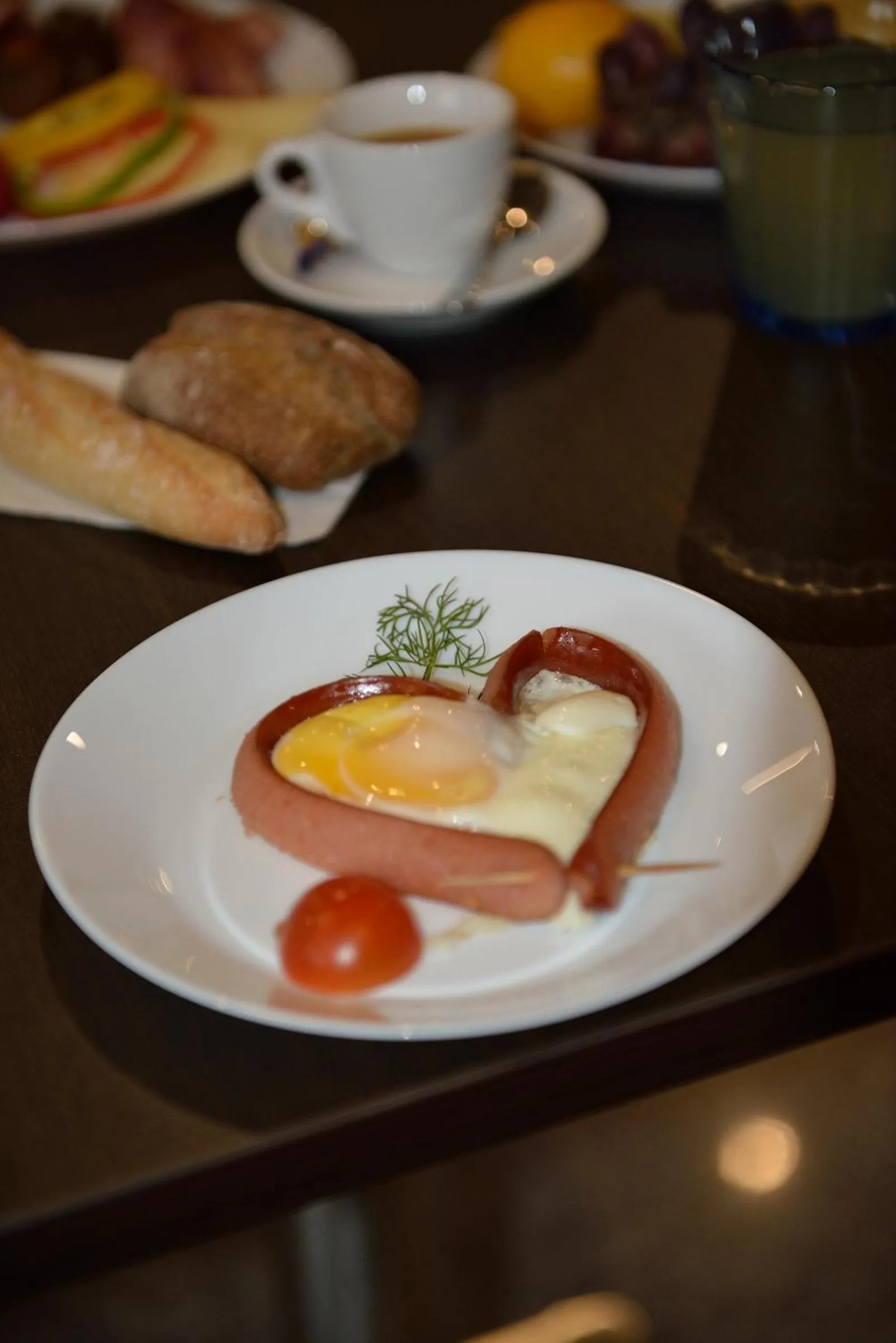 Food close-up in Hotell Nova