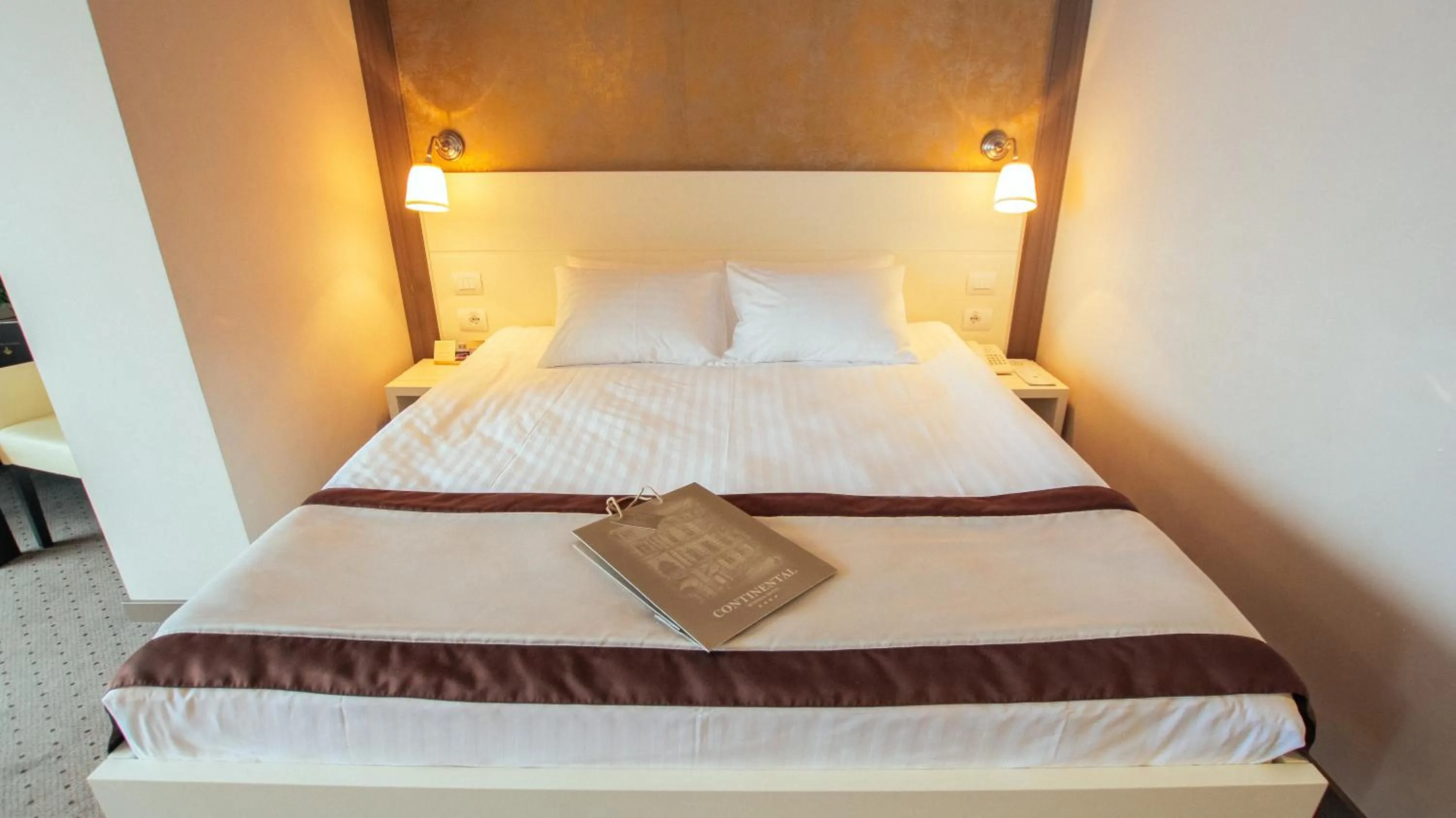 Decorative detail, Bed in Continental Hotel