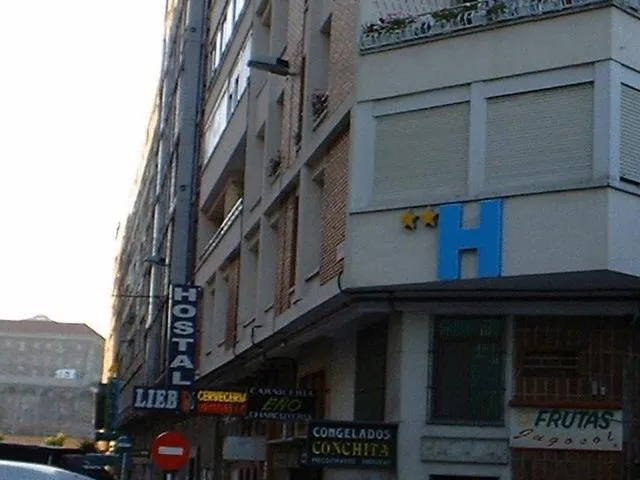 Facade/entrance in Hostal Liebana