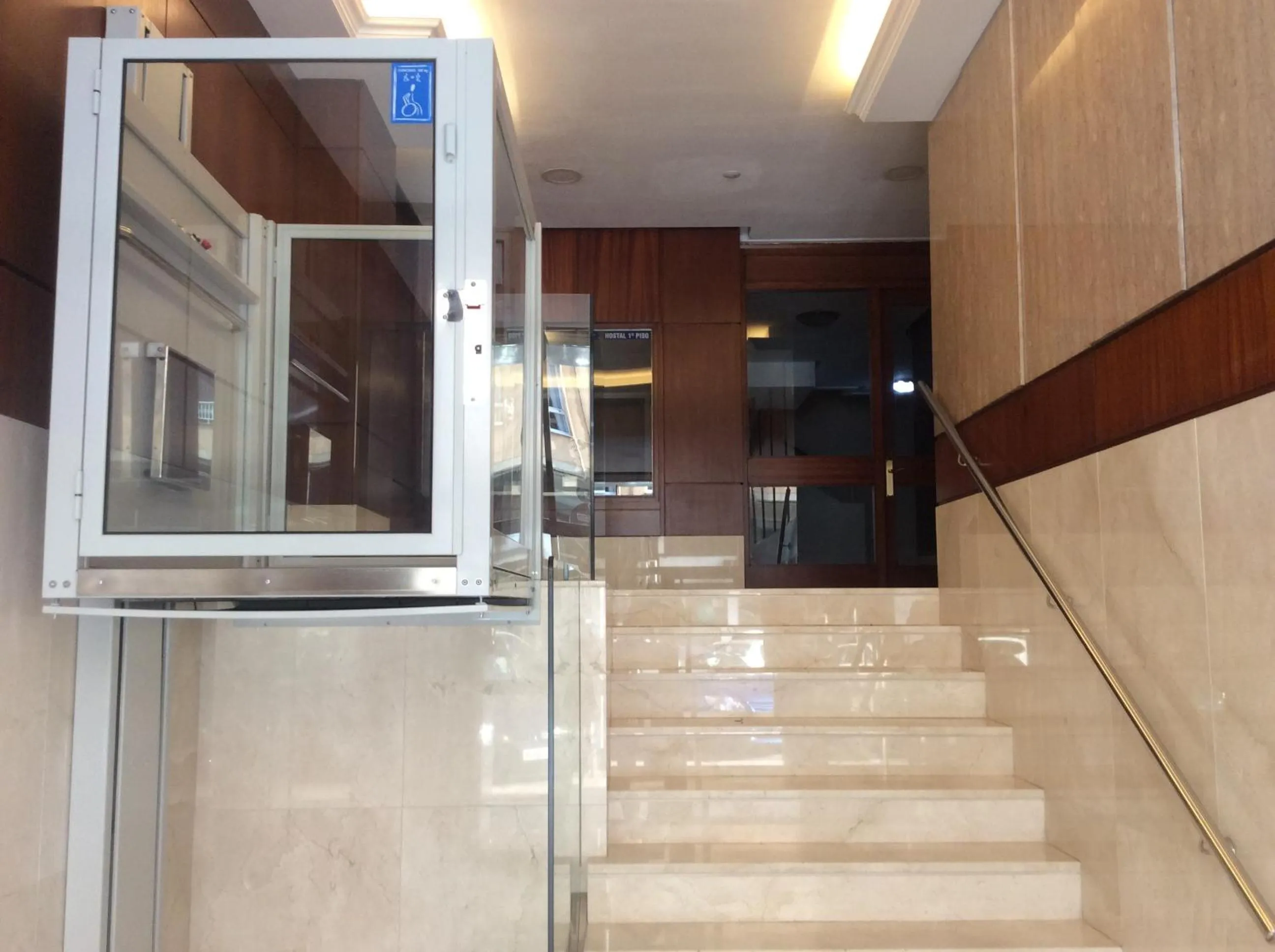 Facade/entrance in Hostal Liebana