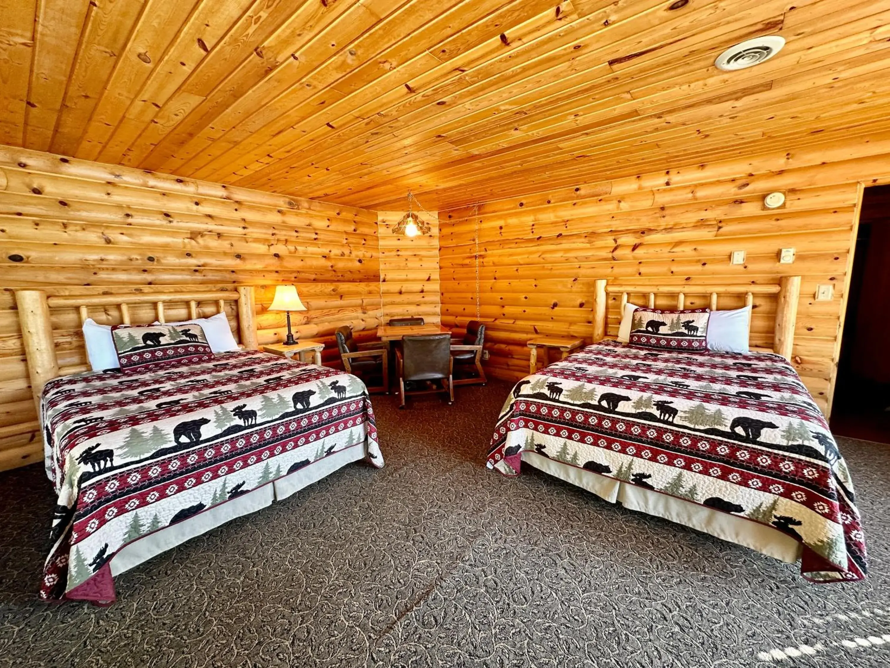 Queen Room with Two Queen Beds in The Lodge at Lolo Hot Springs Queen Room with Two Queen Beds in The Lodge at Lolo Hot Springs