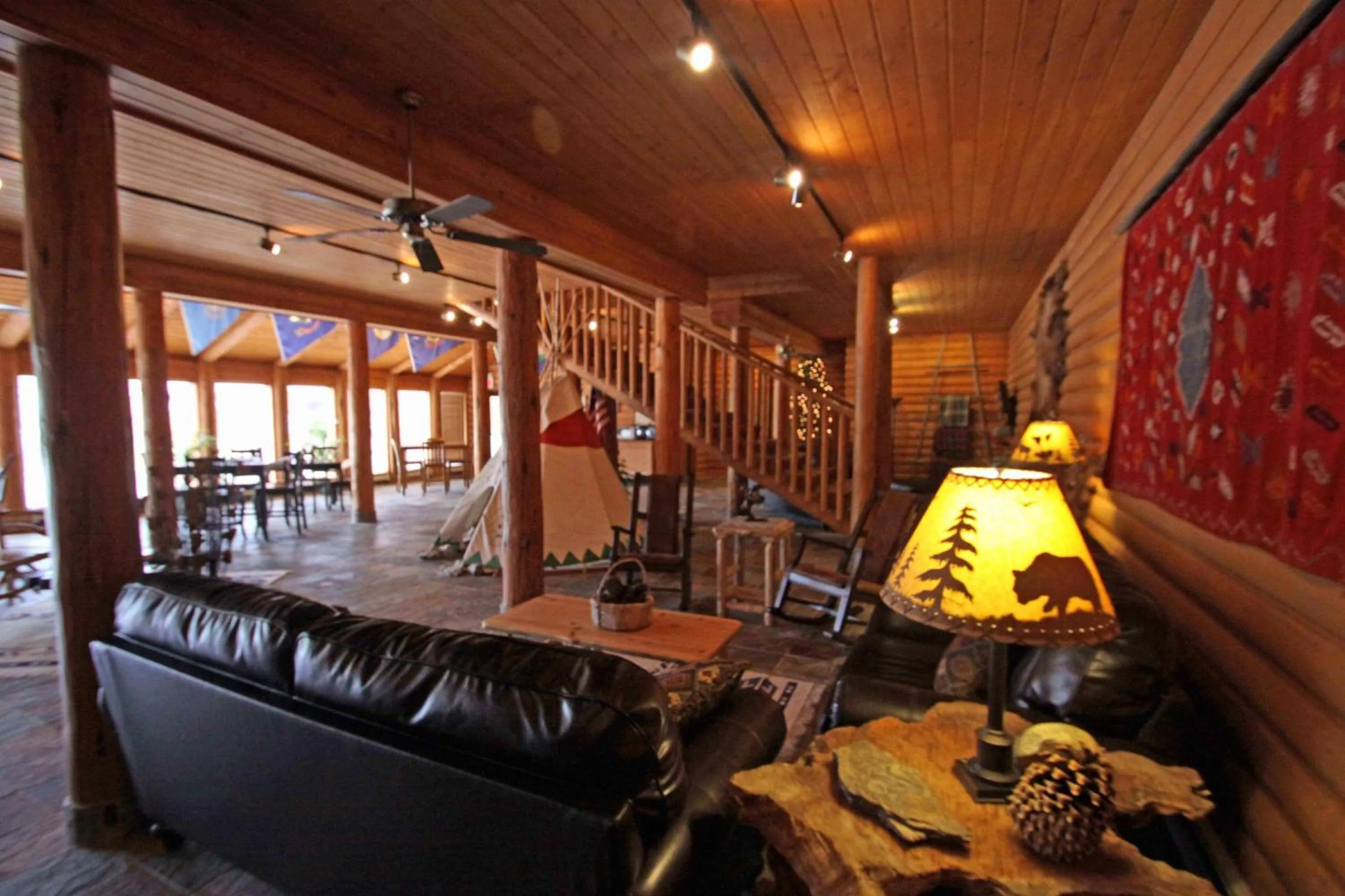 Lobby or reception in The Lodge at Lolo Hot Springs