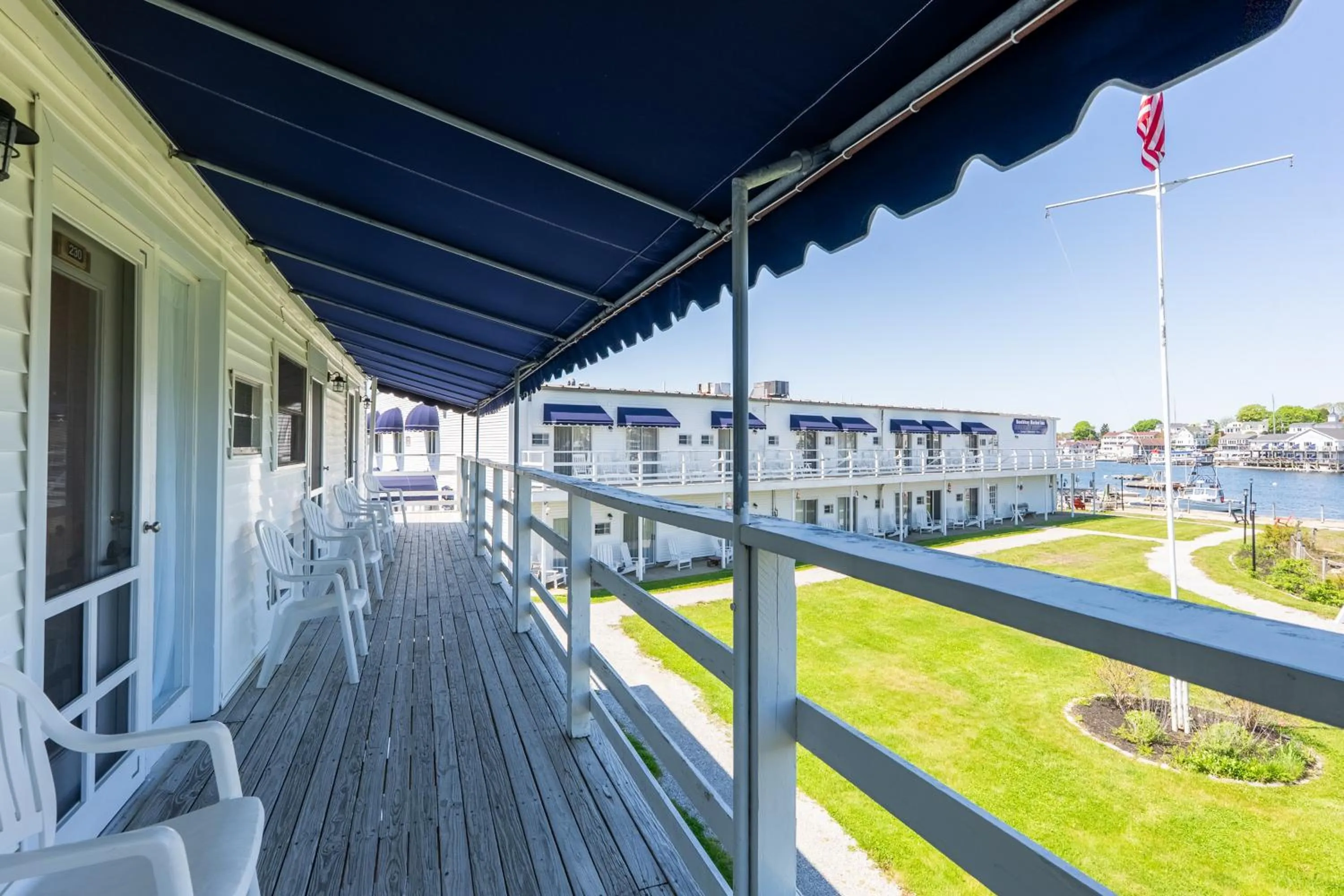 Patio in Boothbay Harbor Inn