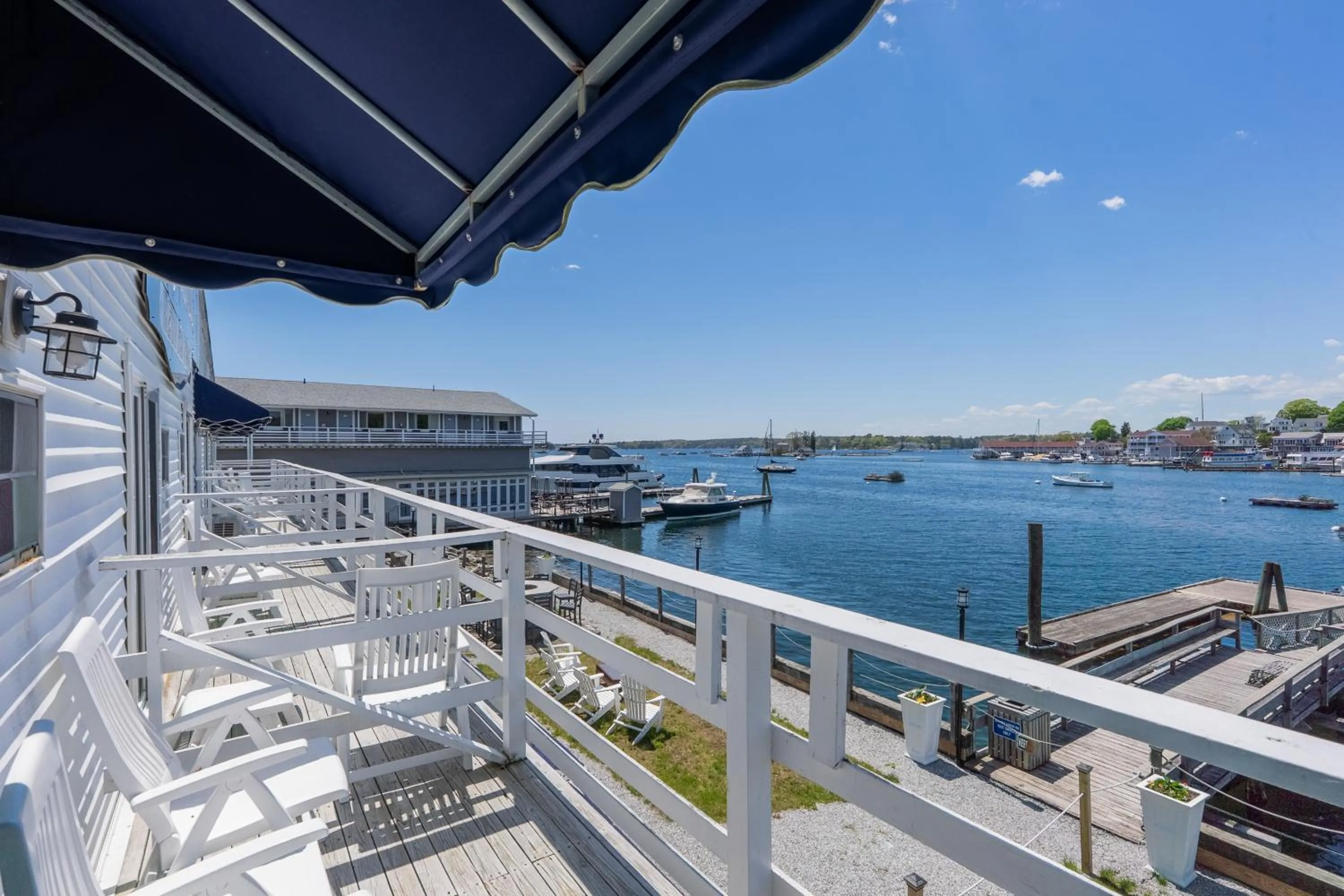 Patio in Boothbay Harbor Inn