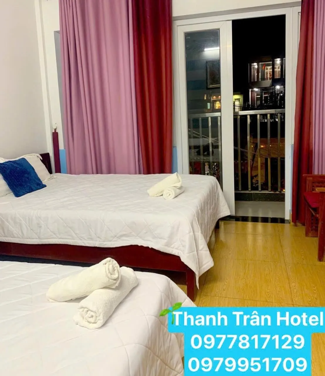 Bed in Thanh Tran Guesthouse Lý Sơn